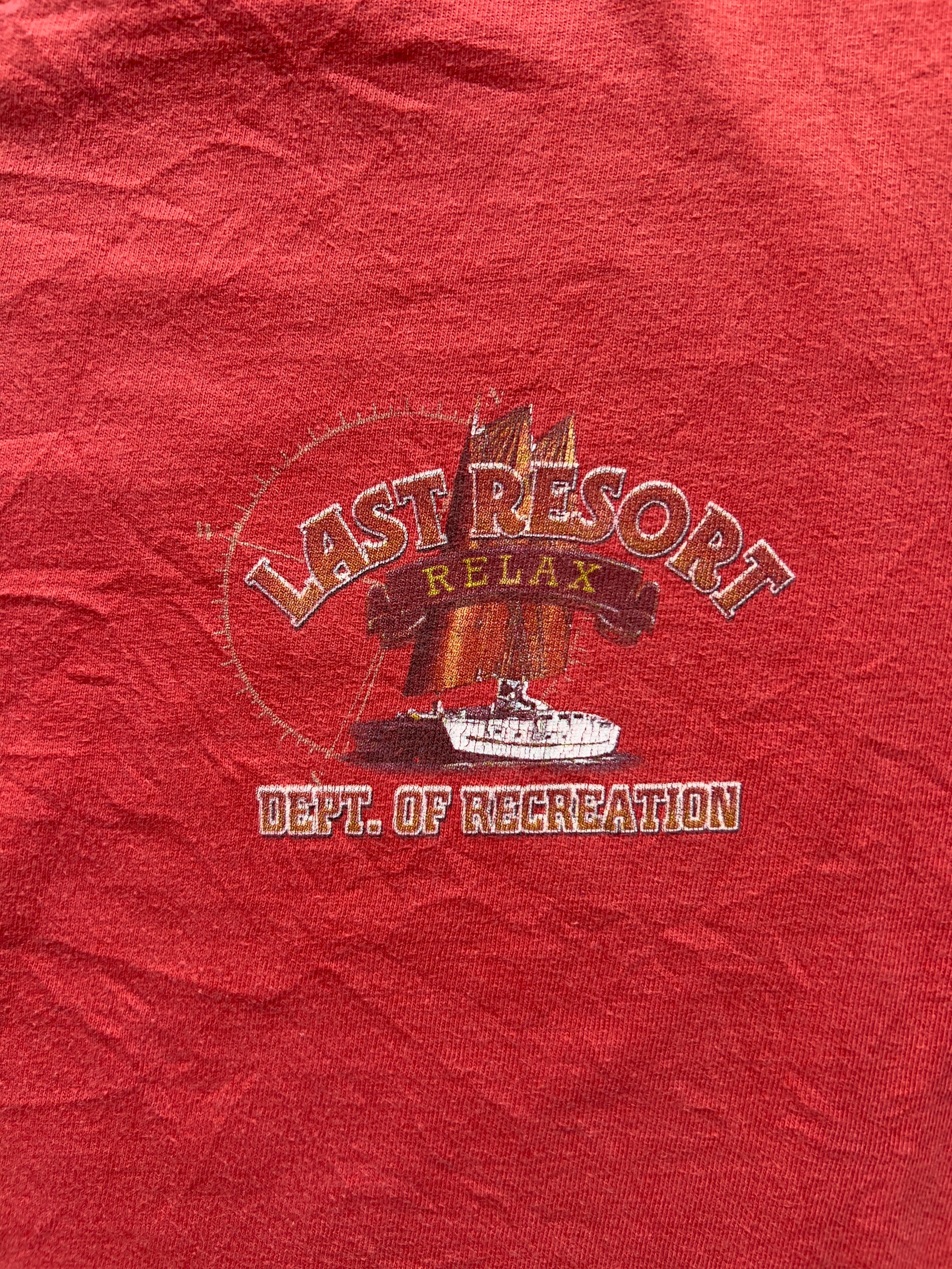 VERMILLON 'LAST RESORT' T-SHIRT - M/L AT JIM'S