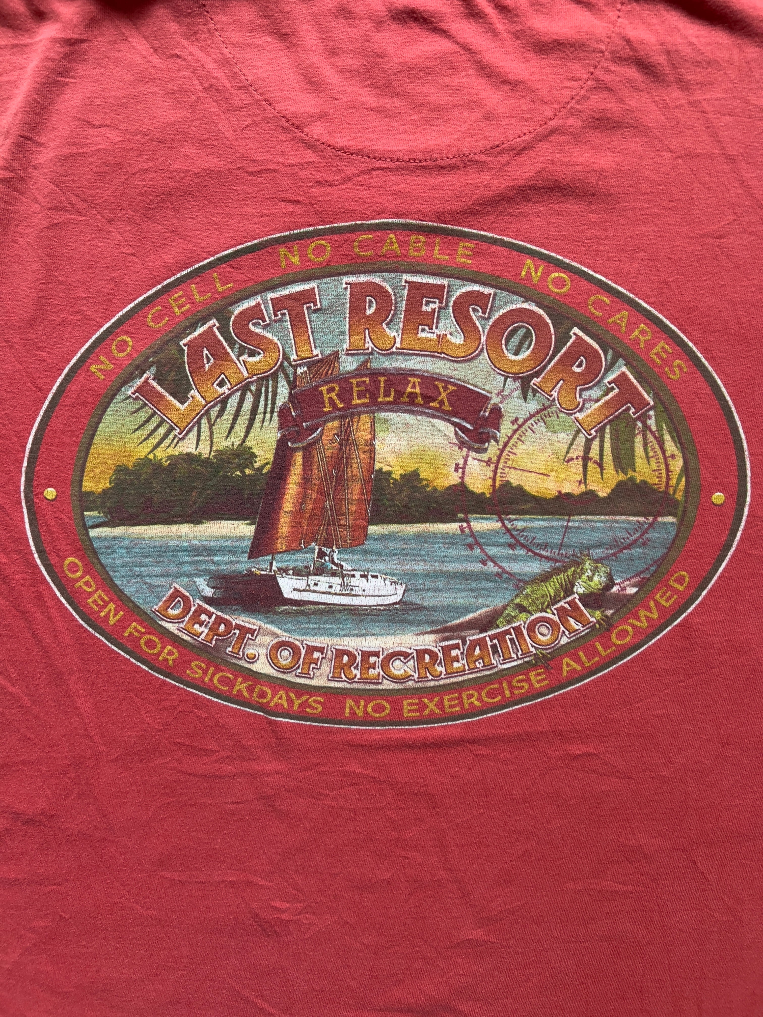VERMILLON 'LAST RESORT' T-SHIRT - M/L AT JIM'S