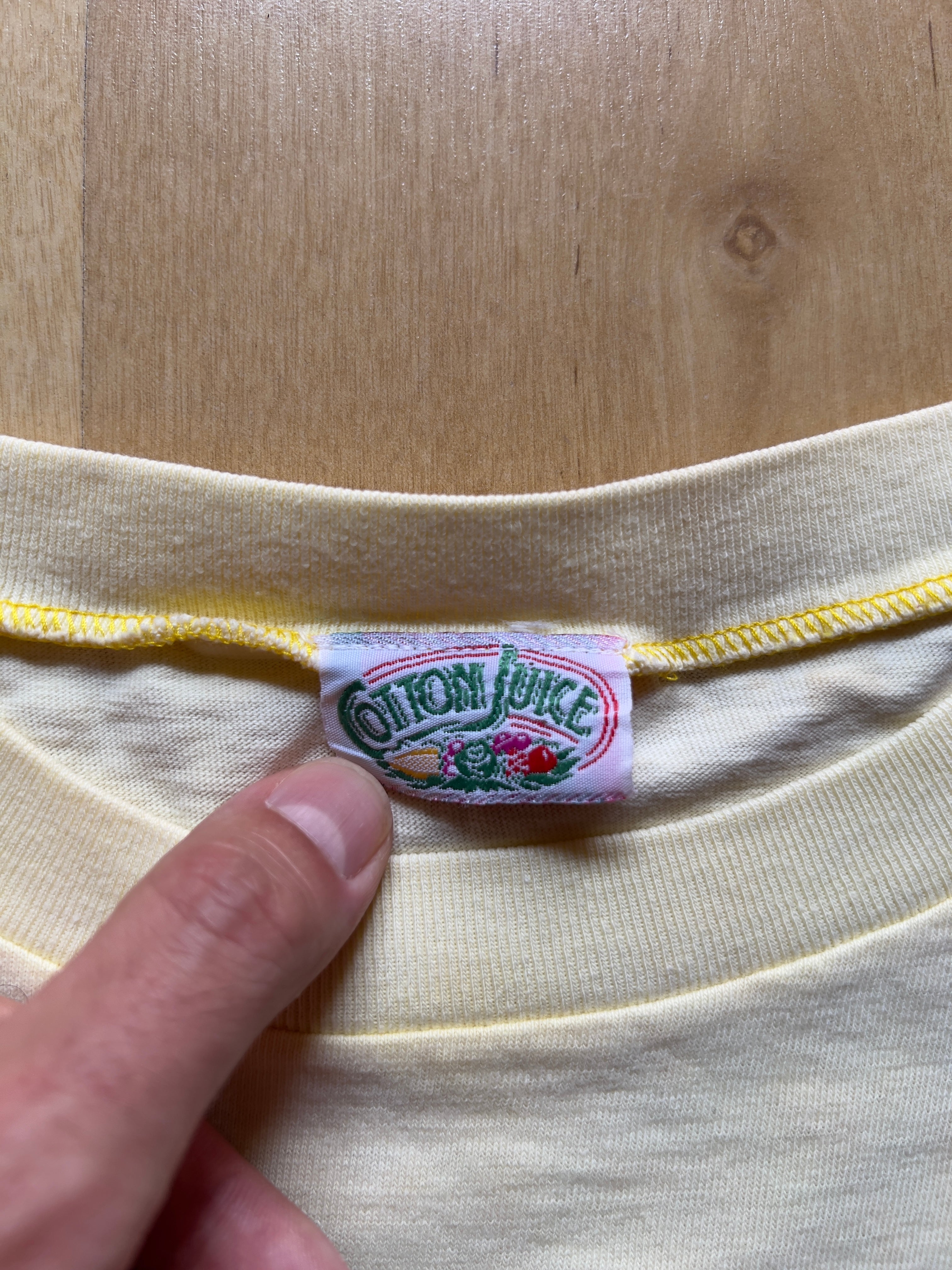 BABY YELLOW COTTON JUICE T-SHIRT - XS AT JIM'S