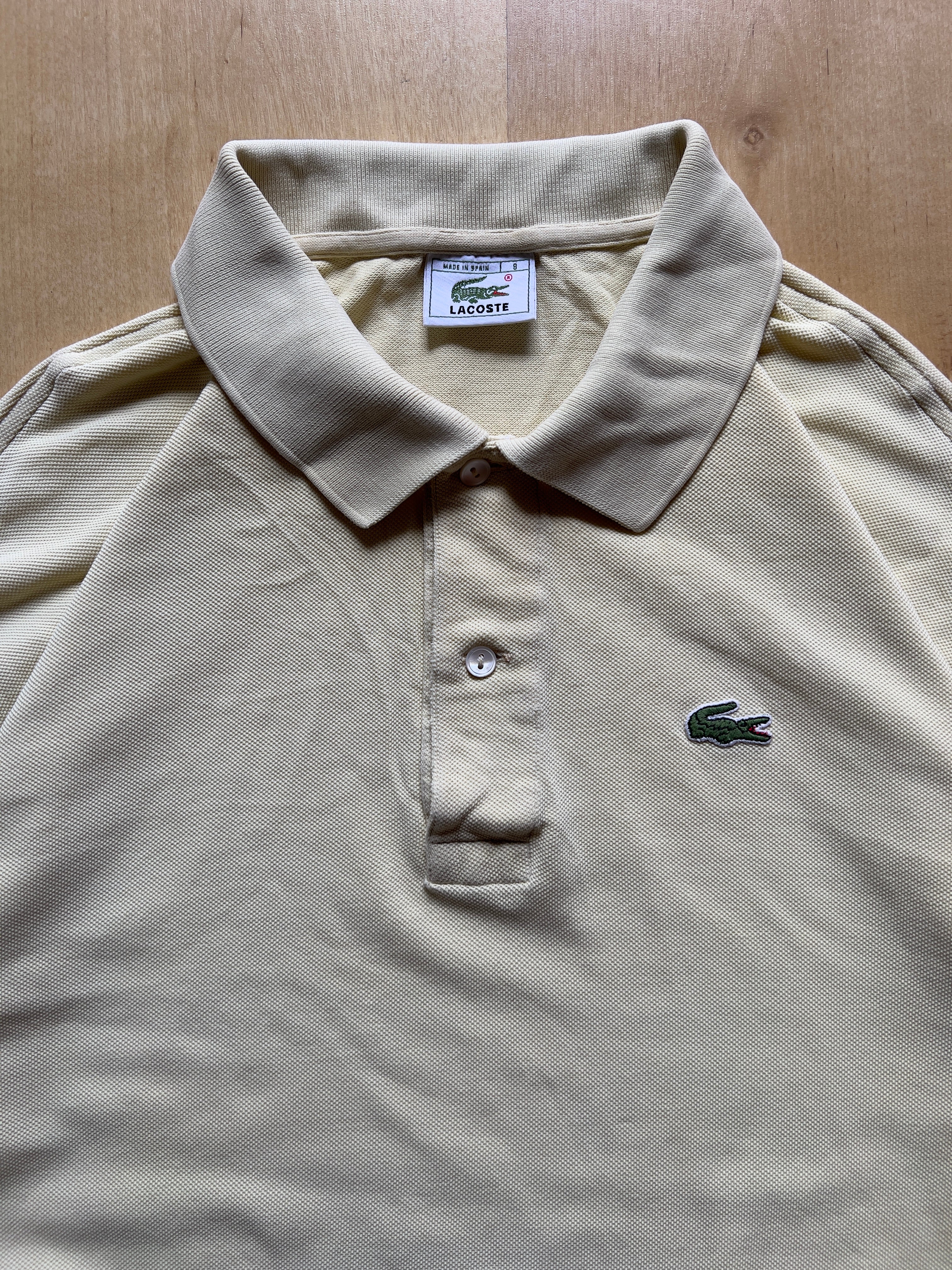 BABY YELLOW LACOSTE POLO - L AT JIM'S