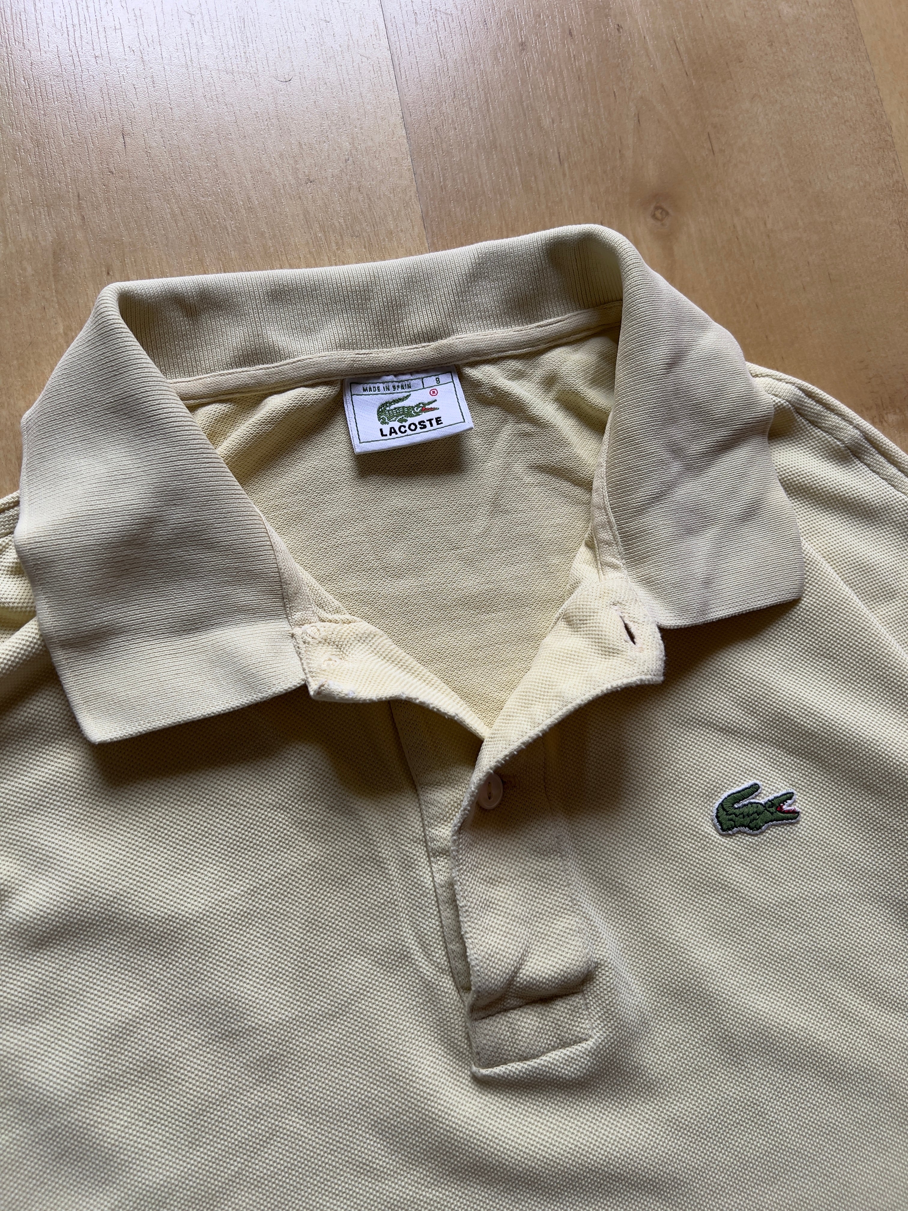 BABY YELLOW LACOSTE POLO - L AT JIM'S