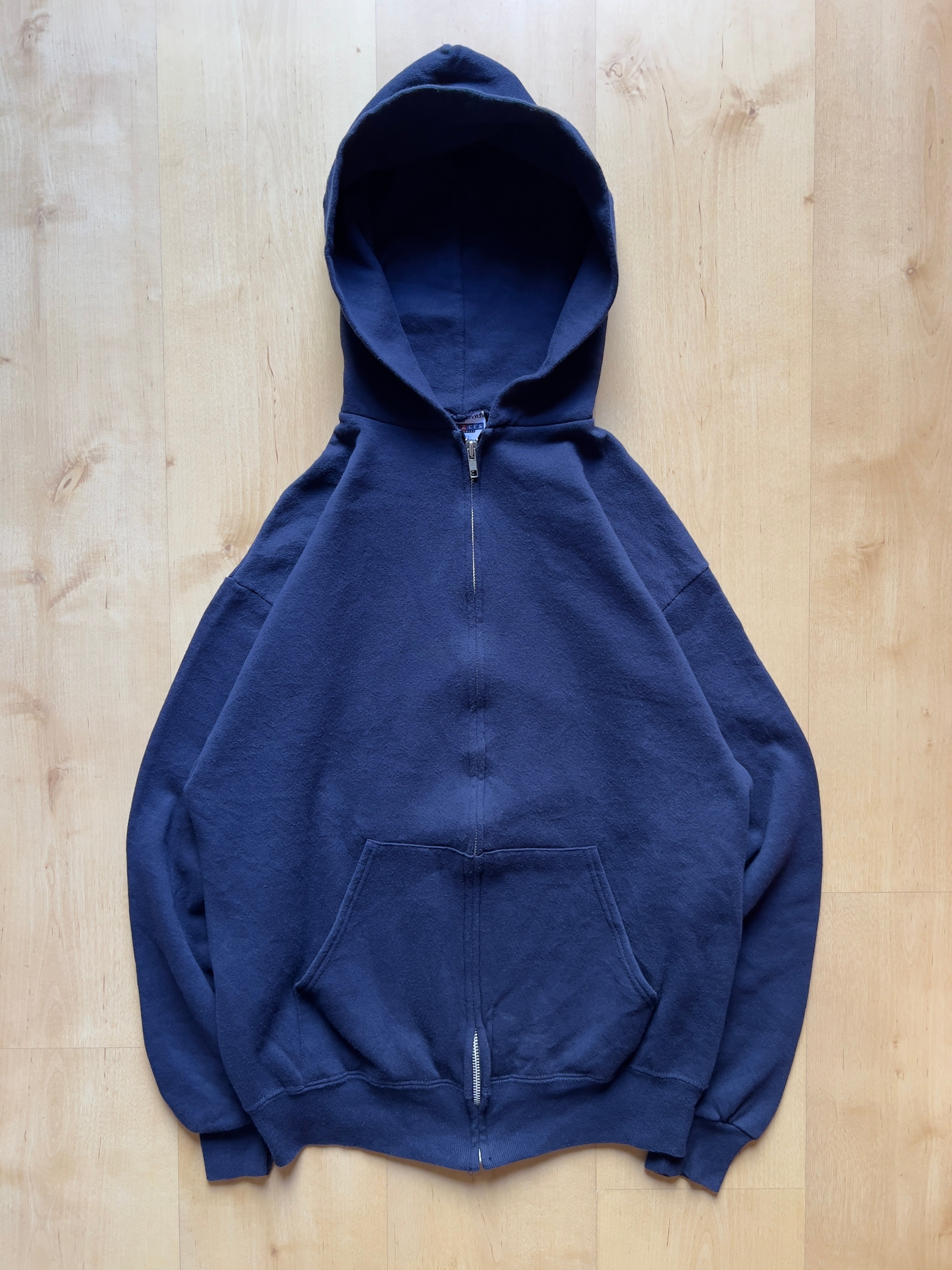 NAVY JERZEES ZIP UP - S/M AT JIM'S