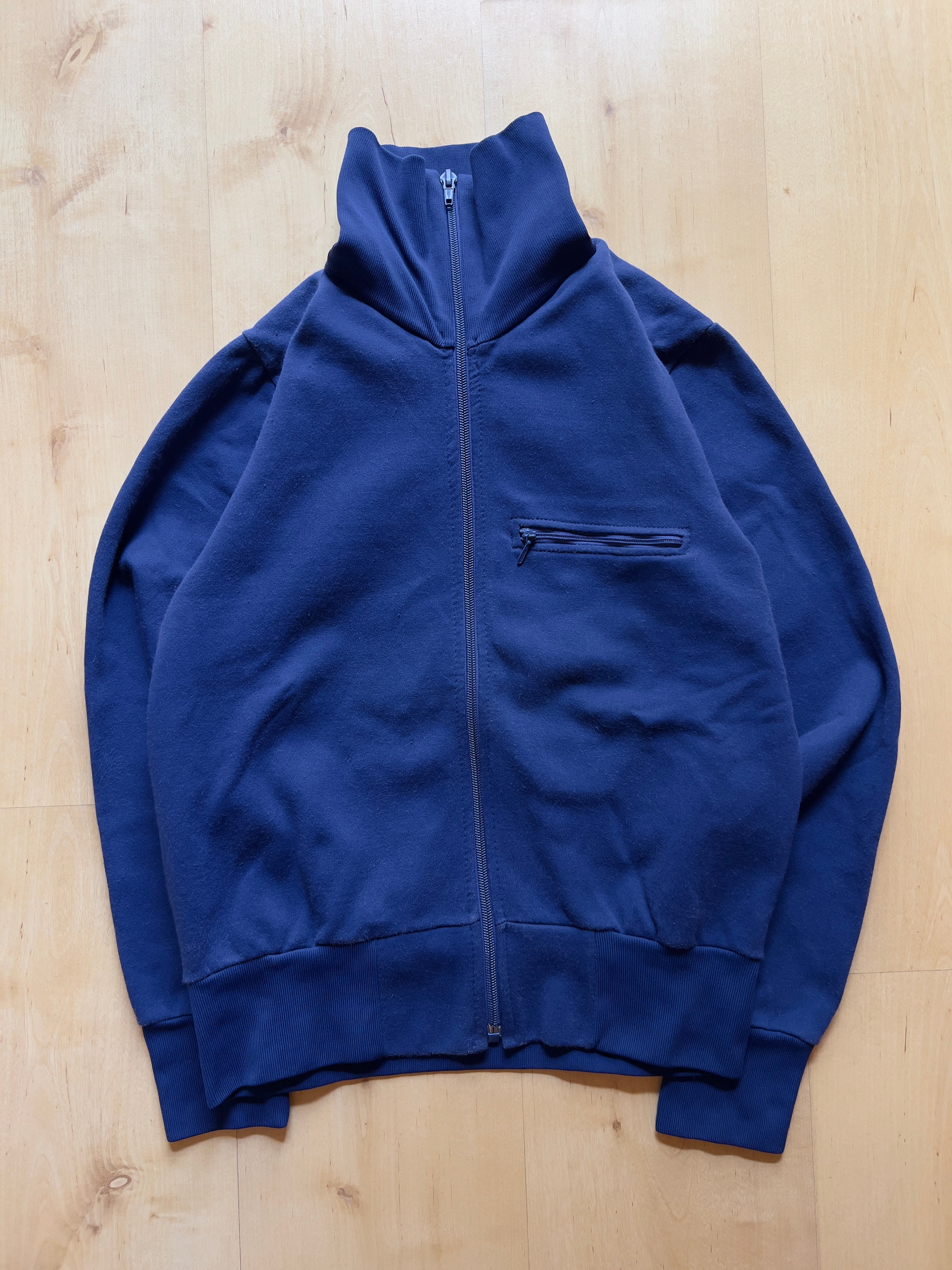 NAVY TRACK ZIP UP - XS AT JIM'S