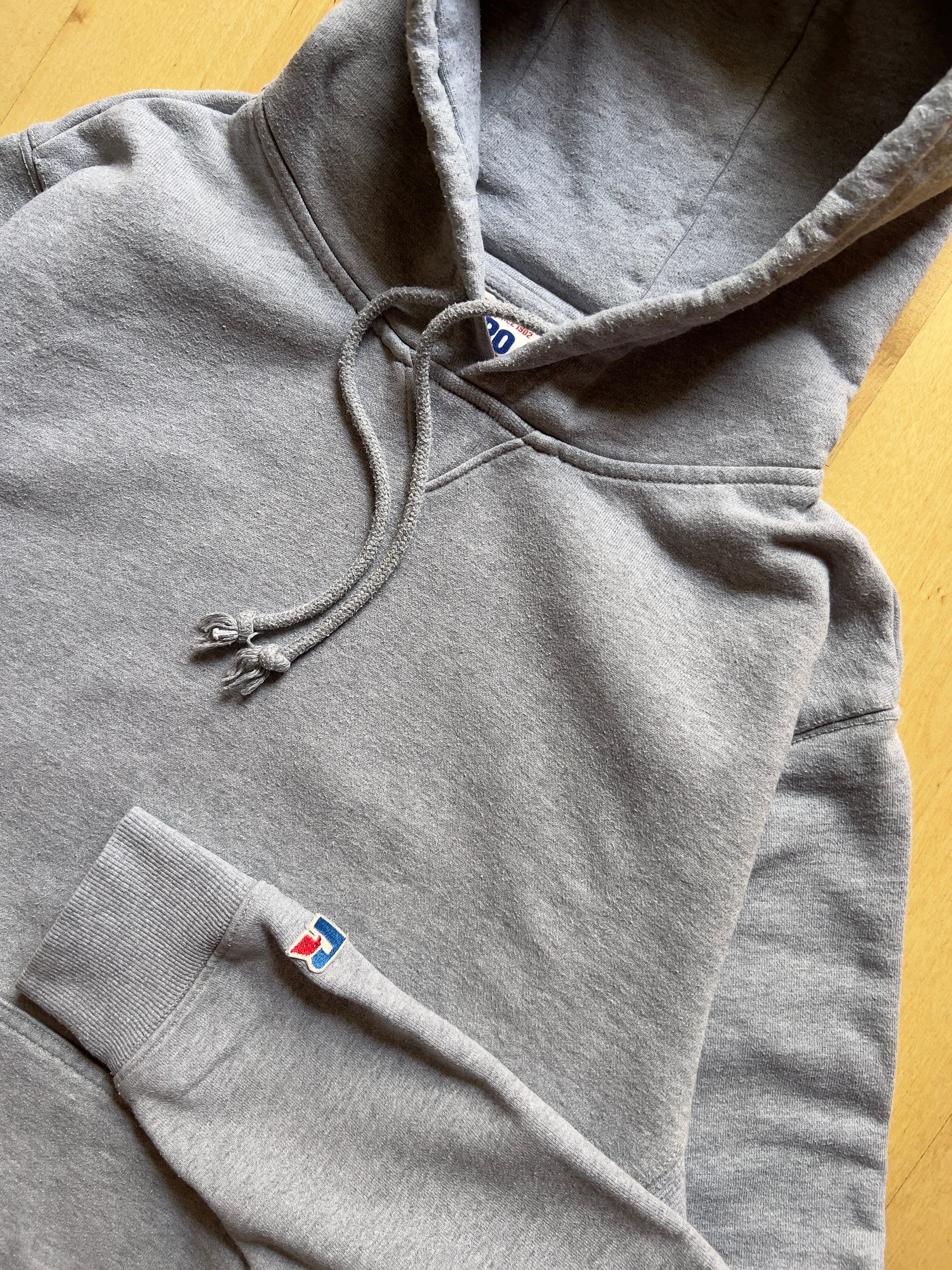 GREY RUSSEL ATHLETICS HOODIE - S AT JIM'S