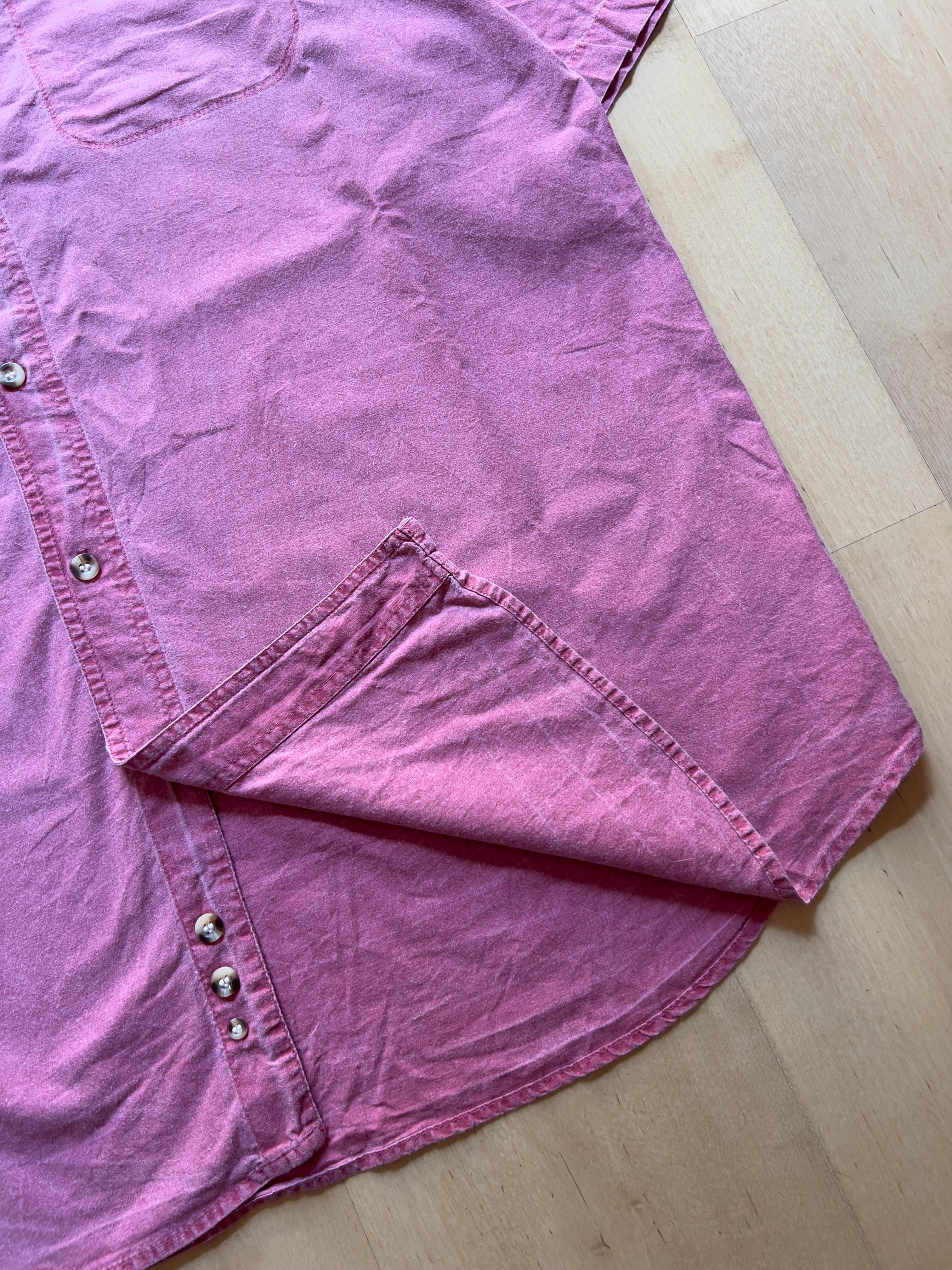 FADED PINK SHORT-SLEEVED SHIRT - XL AT JIM'S