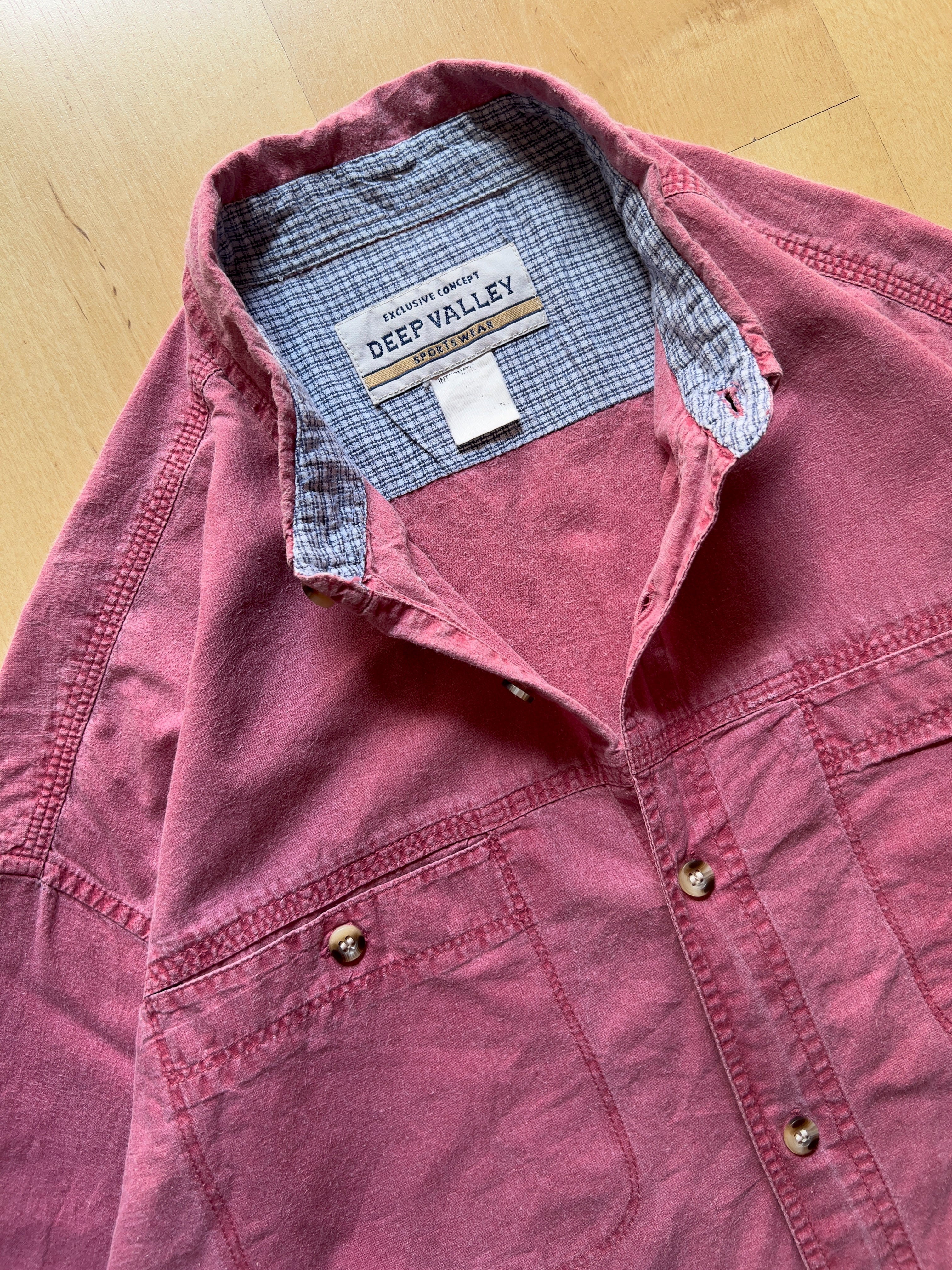 FADED PINK SHORT-SLEEVED SHIRT - XL AT JIM'S