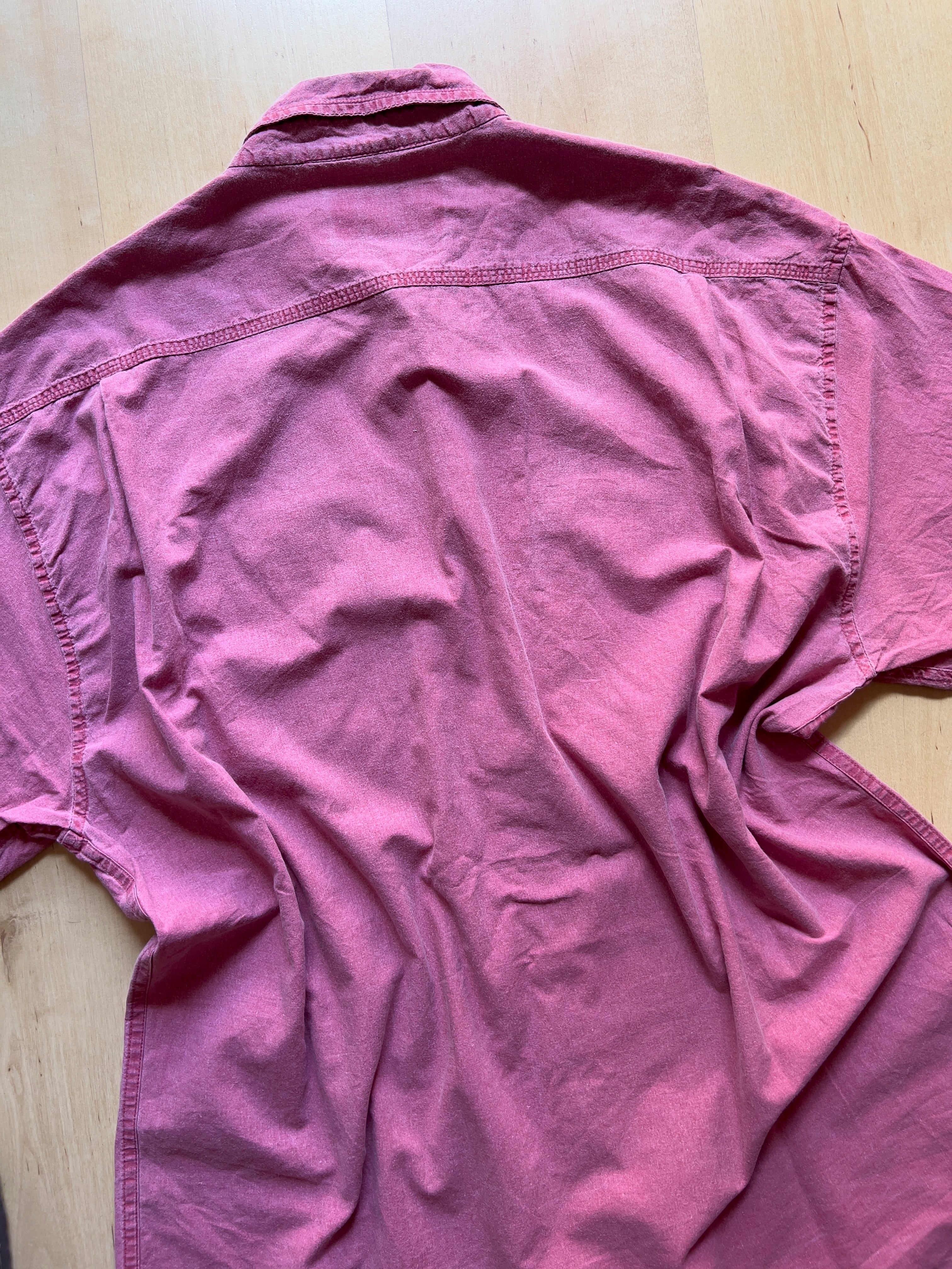 FADED PINK SHORT-SLEEVED SHIRT - XL AT JIM'S