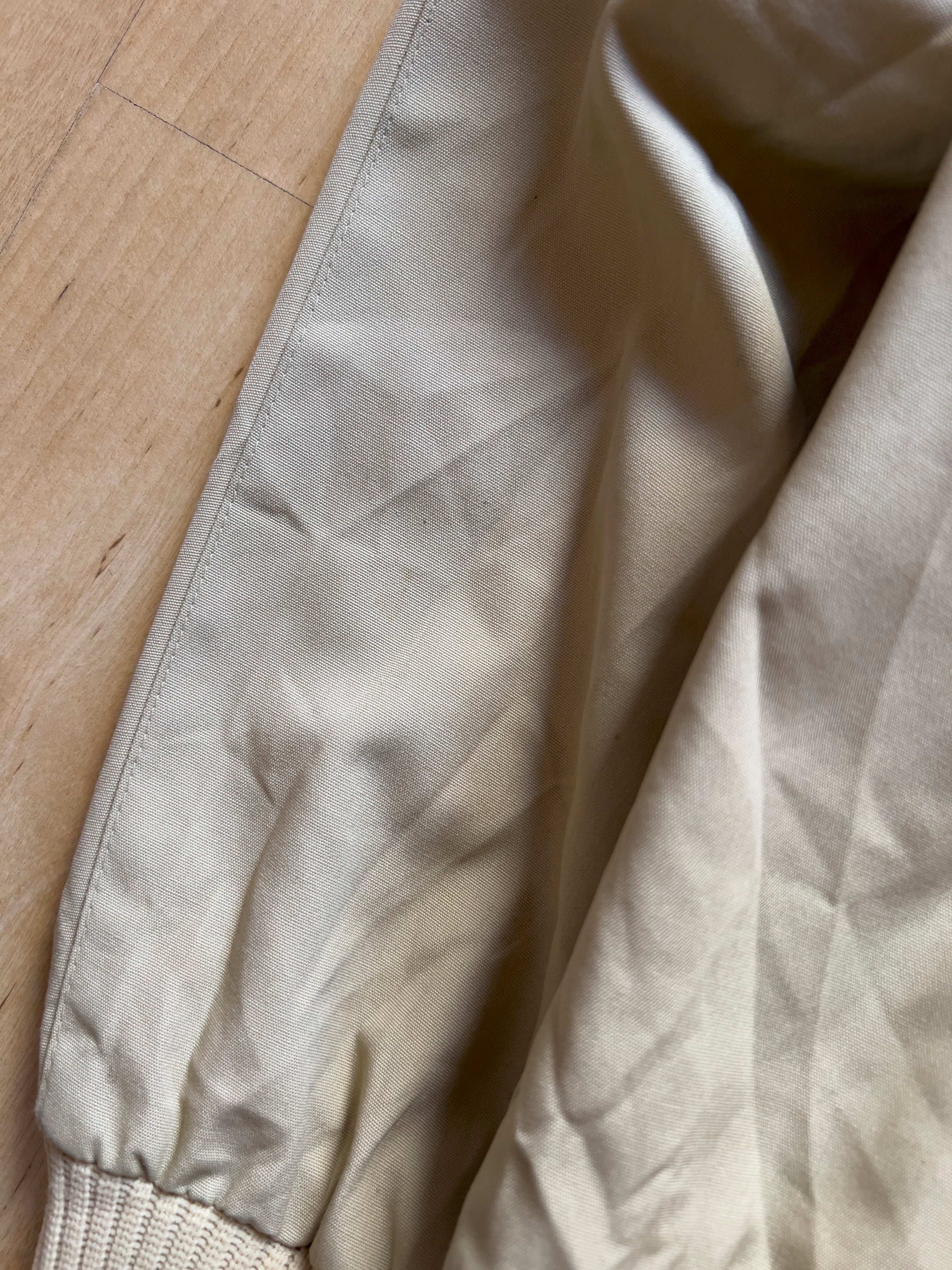 BEIGE HARRINGTON STYLE JACKET - M AT JIM'S