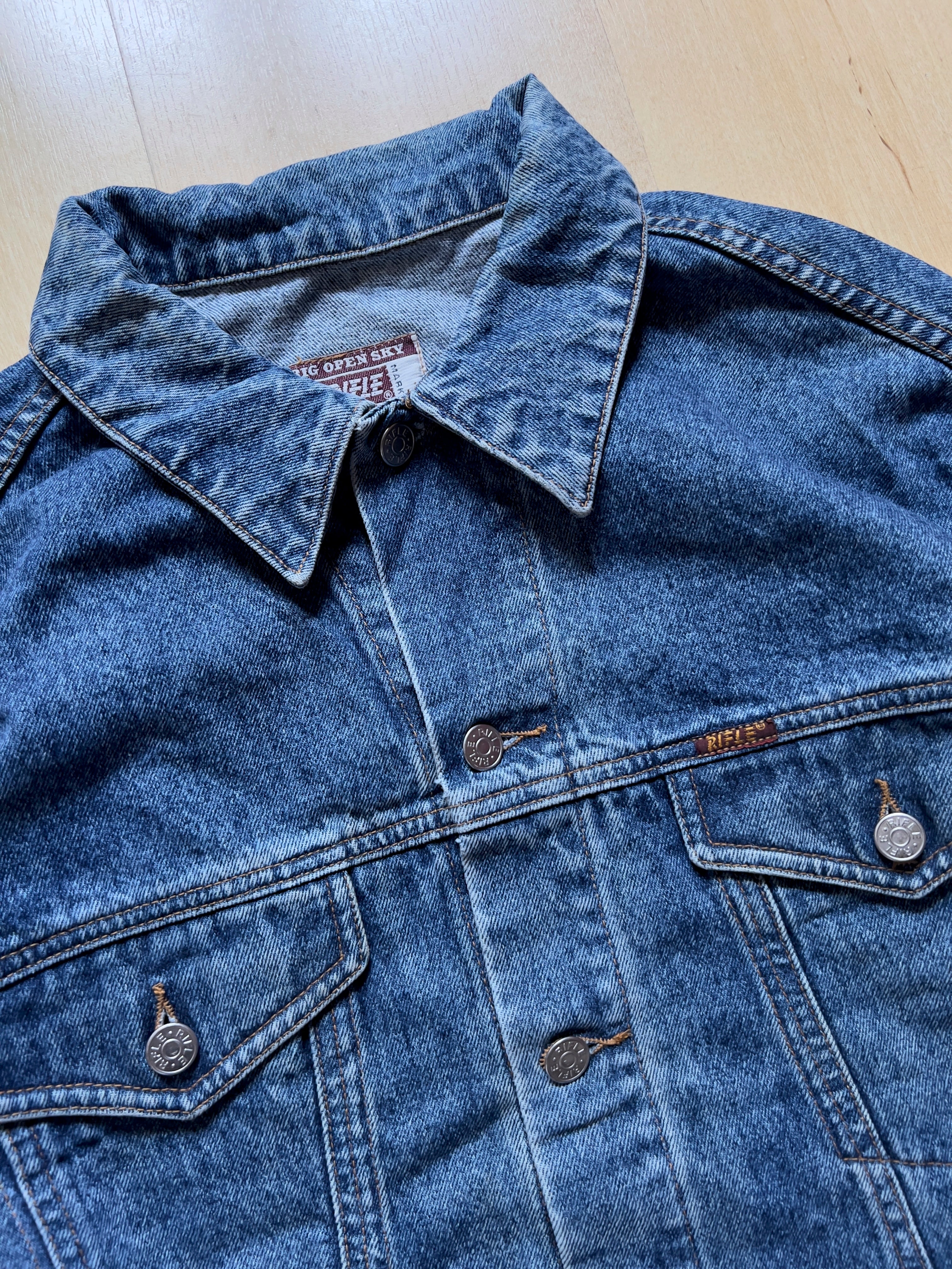 BLUE RIFLE DENIM JACKET - M/L AT JIM'S