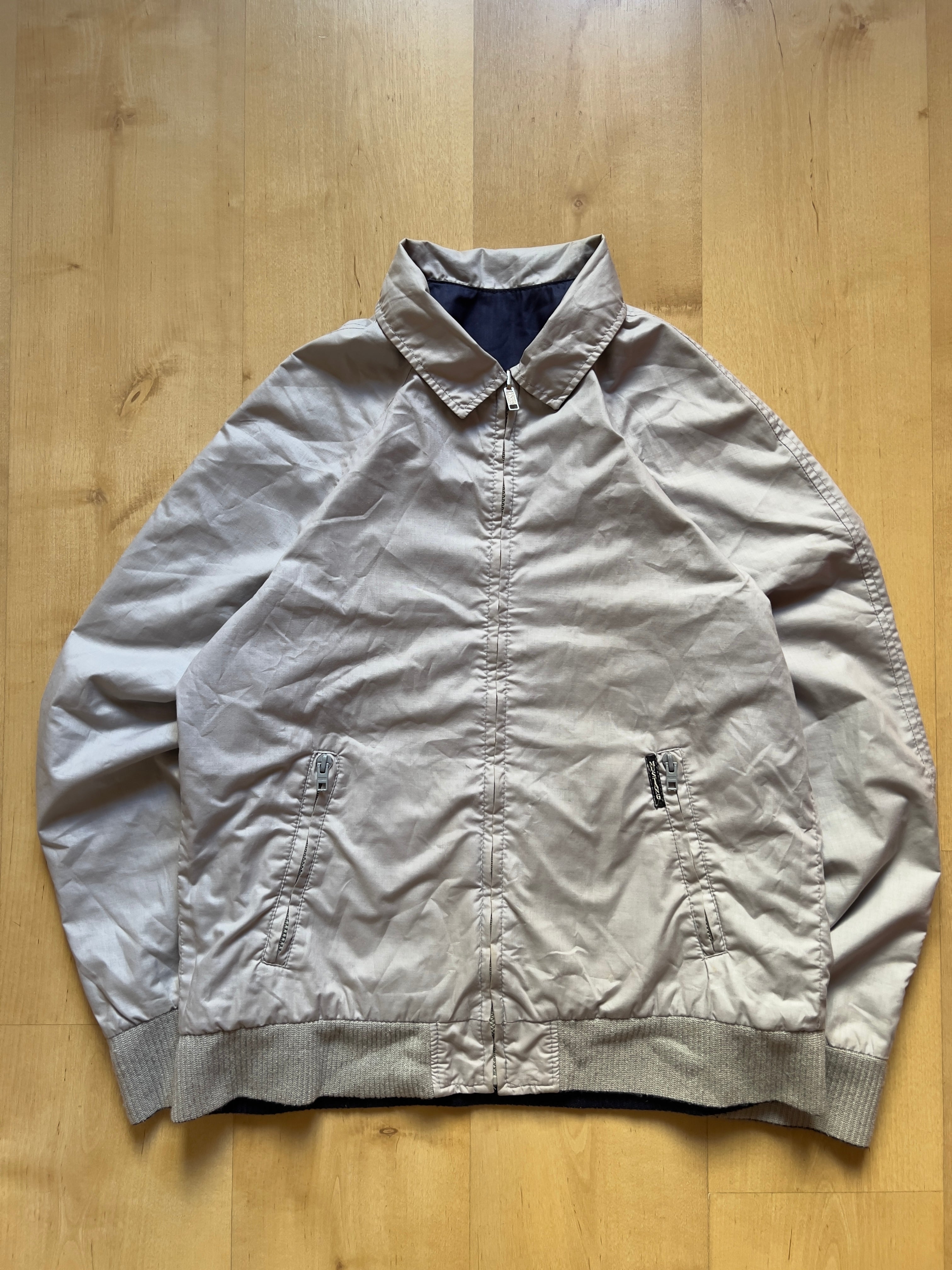 BLUE & GREY REVERSIBLE MUSTANG JACKET - S/M AT JIM'S