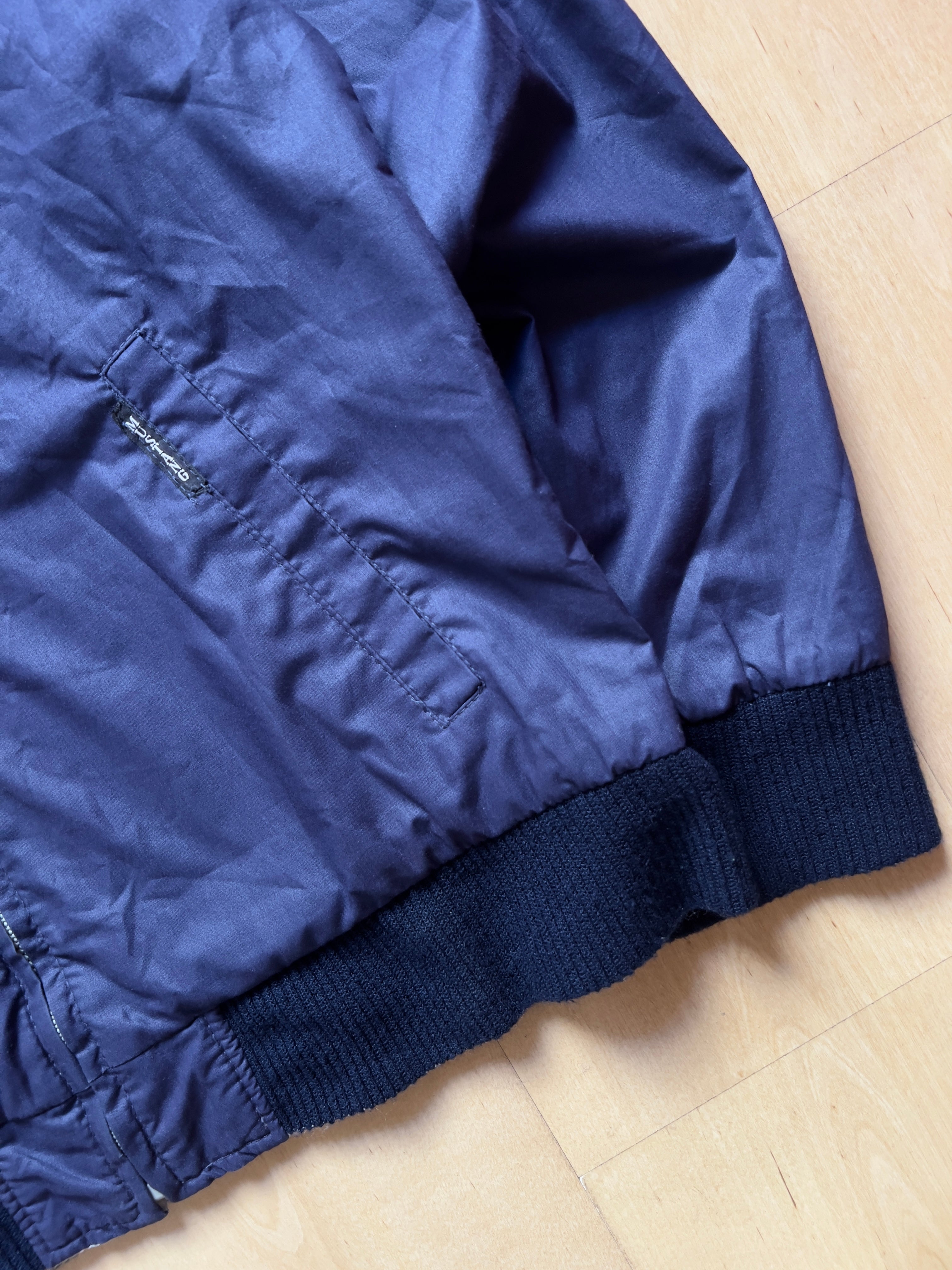 BLUE & GREY REVERSIBLE MUSTANG JACKET - S/M AT JIM'S