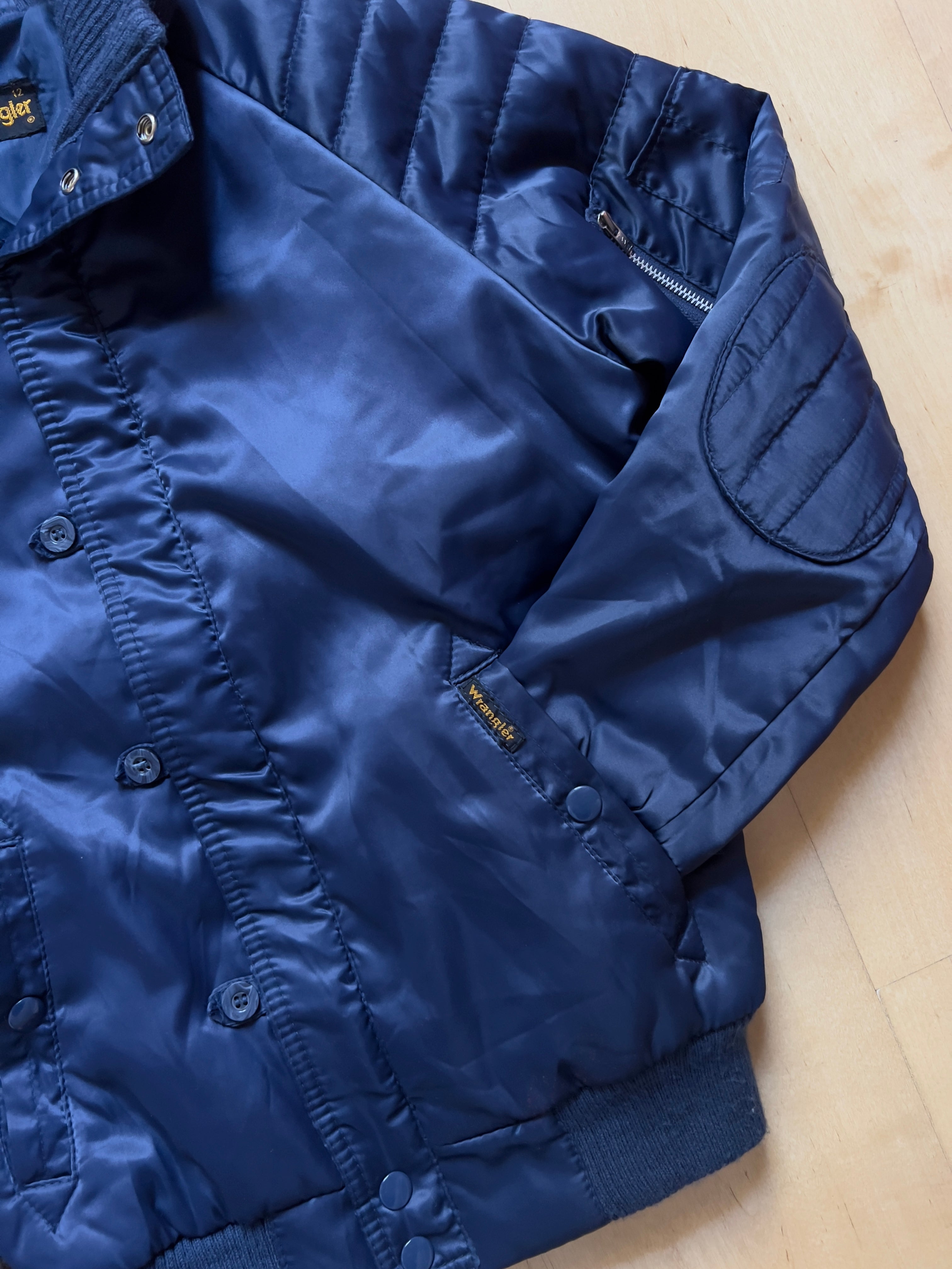 BLUE WRANGLER BOMBER (12Y) - XXS AT JIM'S