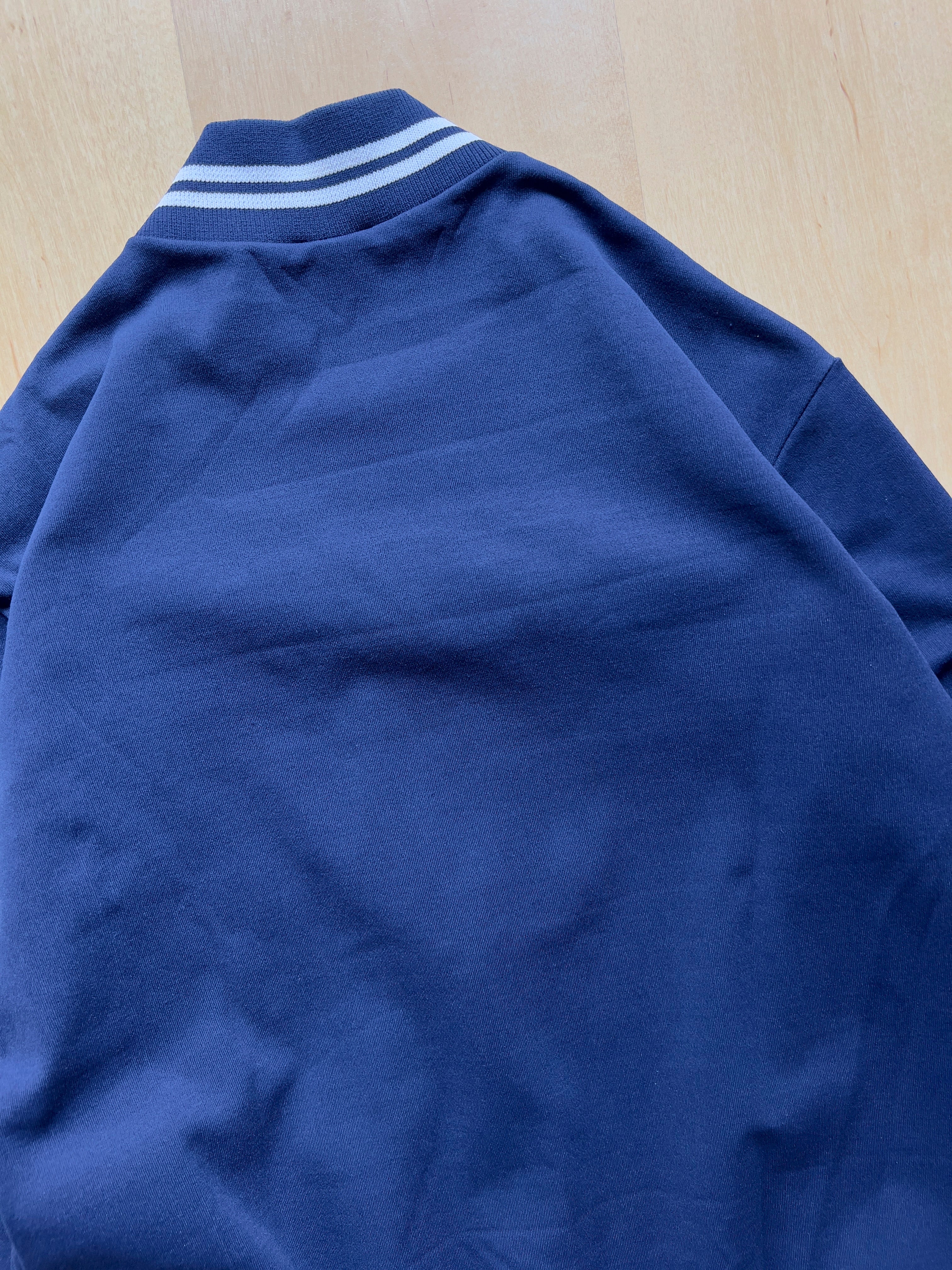 NAVY TRACK ZIP UP - S AT JIM'S