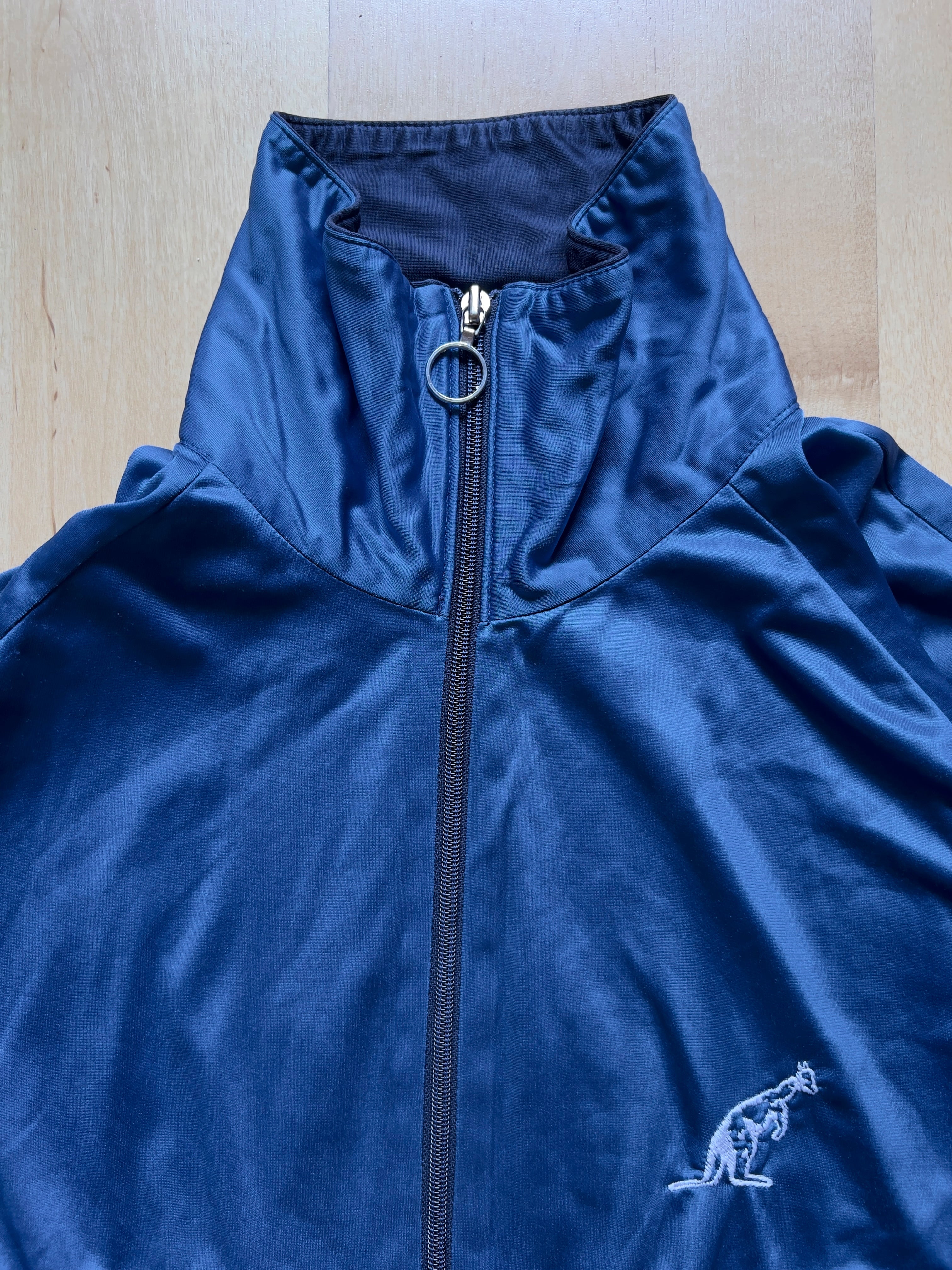 BLUE/NAVY TRACK JACKET - S/M AT JIM'S