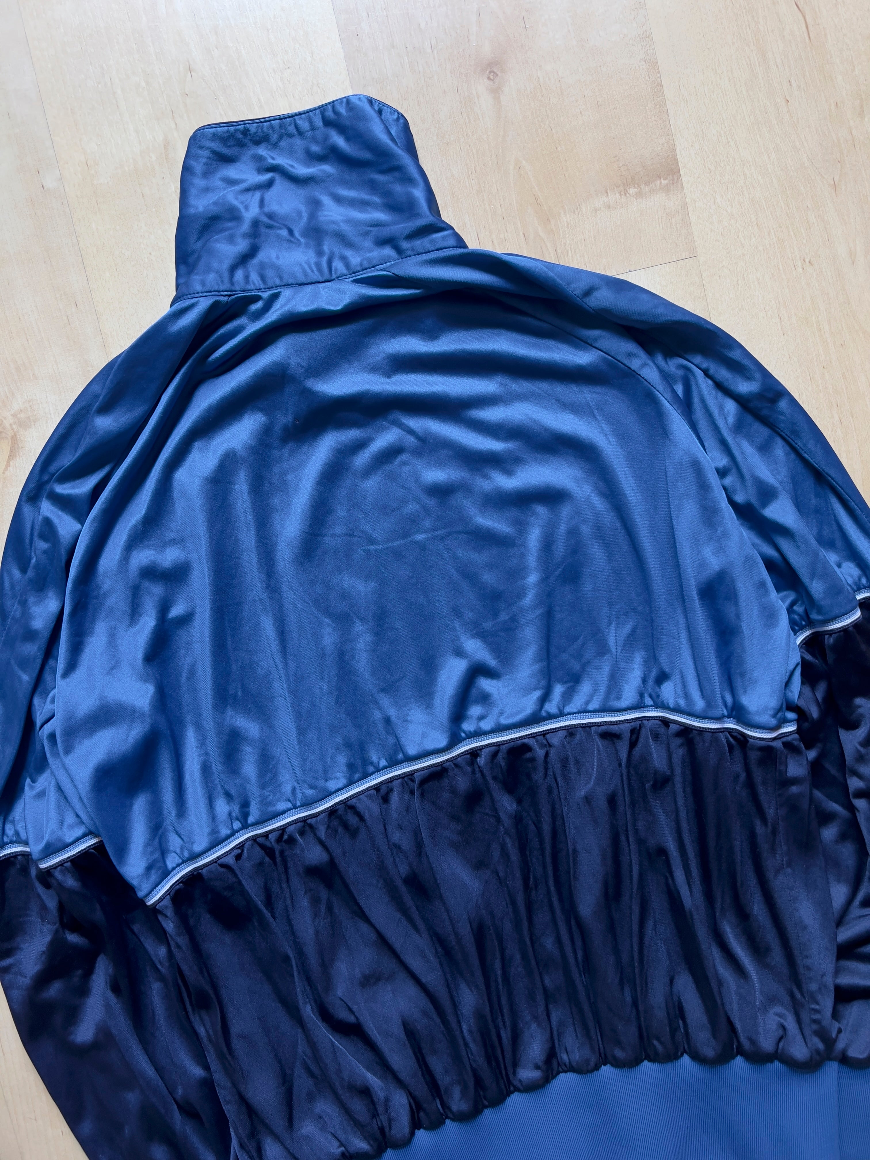 BLUE/NAVY TRACK JACKET - S/M AT JIM'S