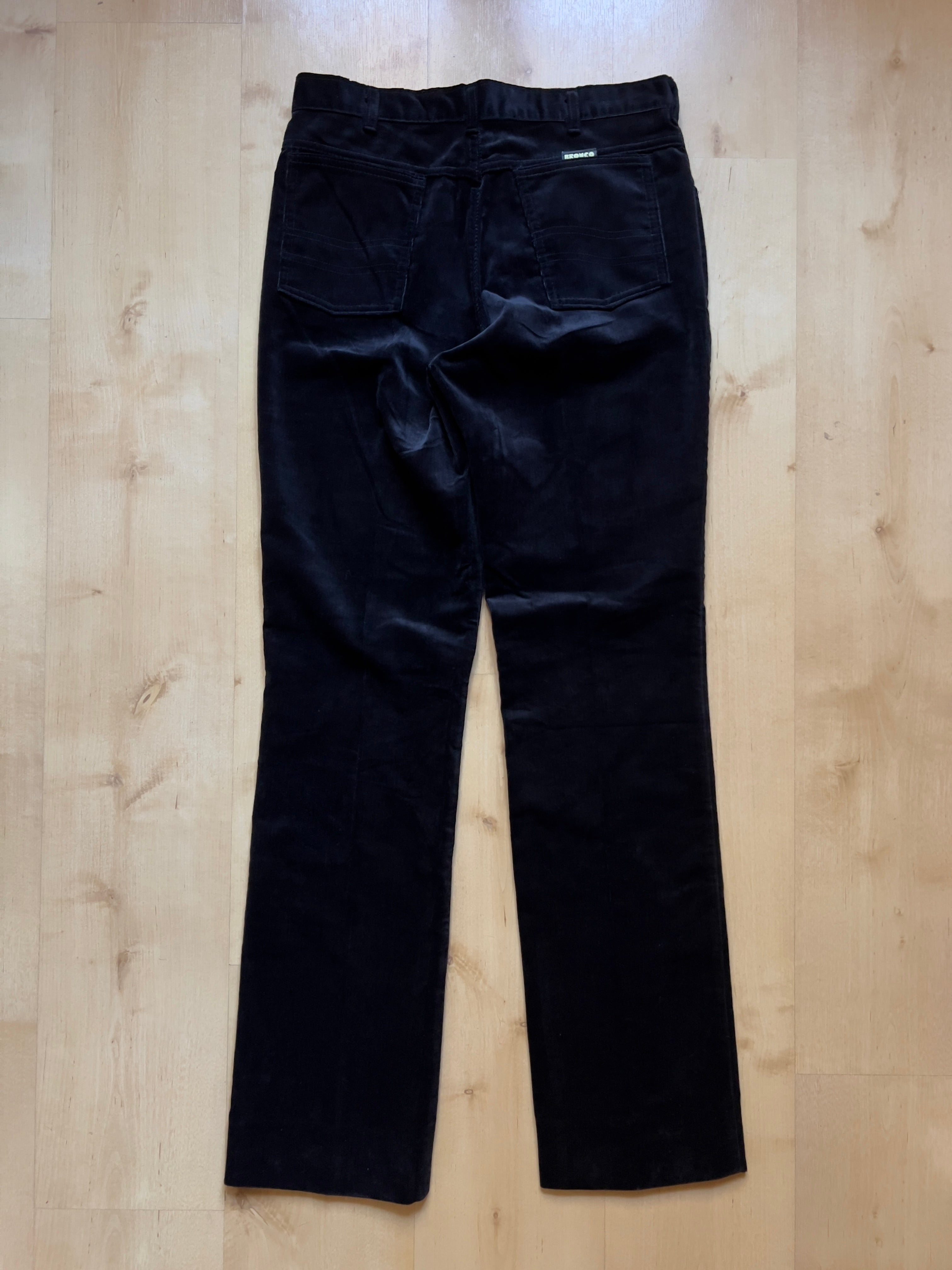 BLACK BRONCO CORDUROY PANTS - 30X33/S AT JIM'S