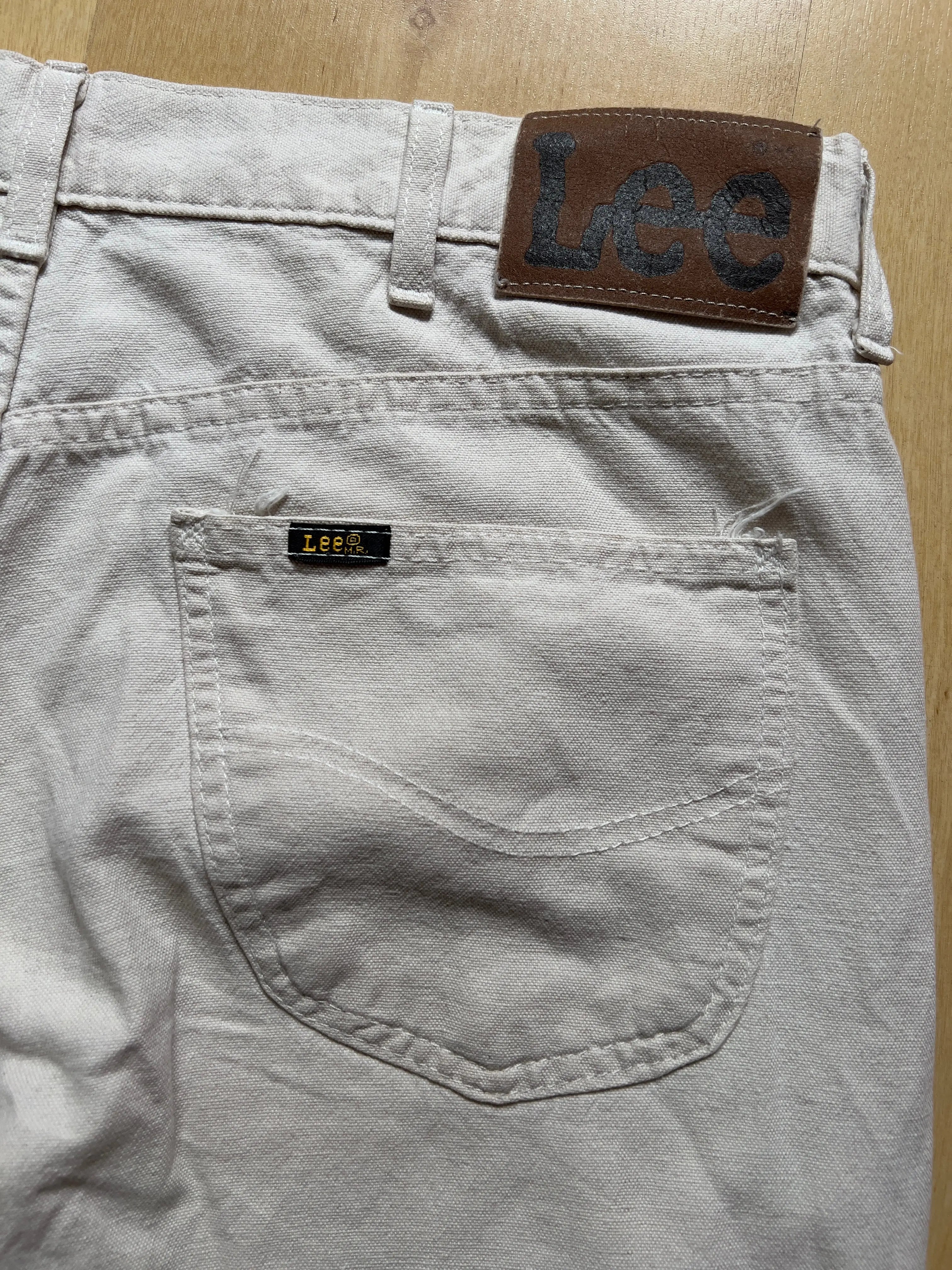 WHITE LEE LINEN & COTON PANTS - 34X32/L AT JIM'S