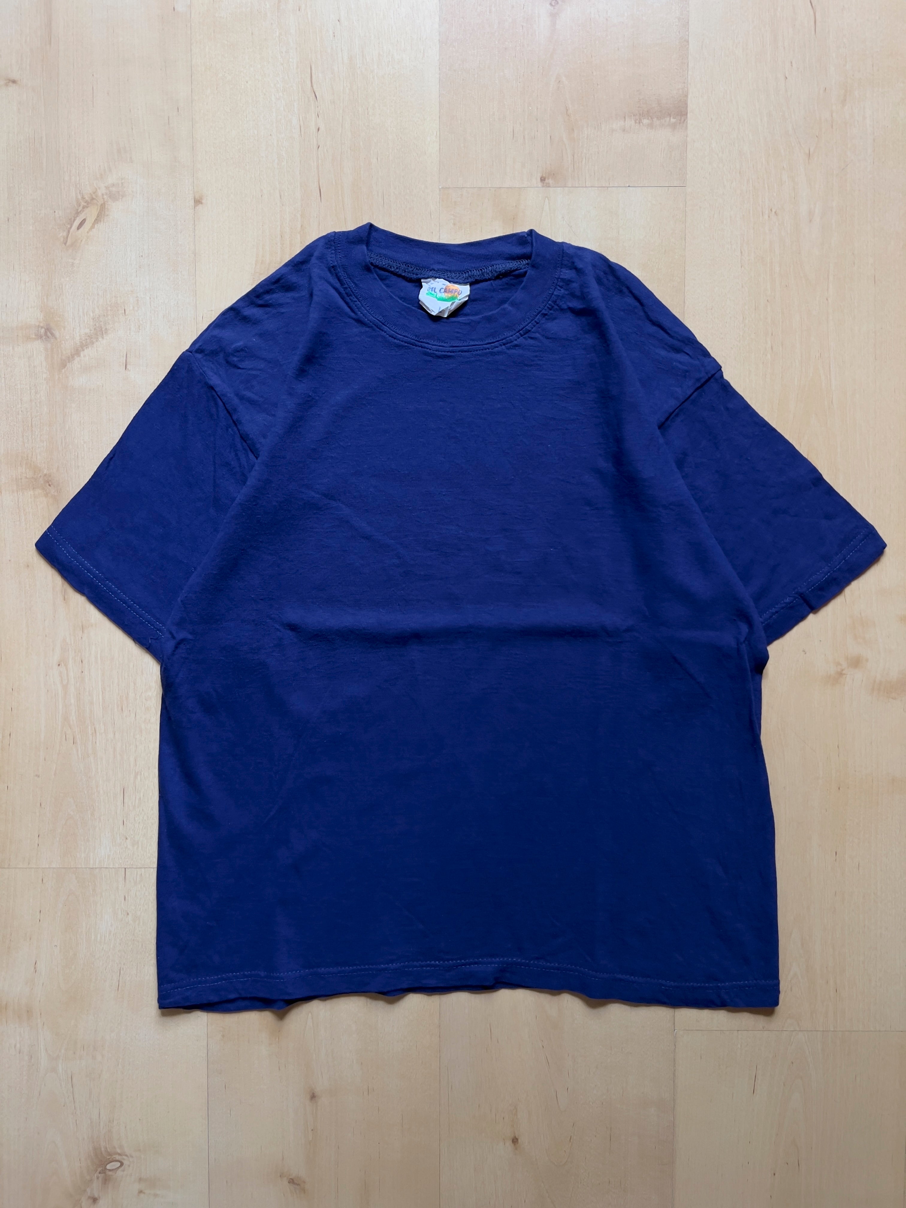 BLUE CROPPED T-SHIRT - XS/S AT JIM'S
