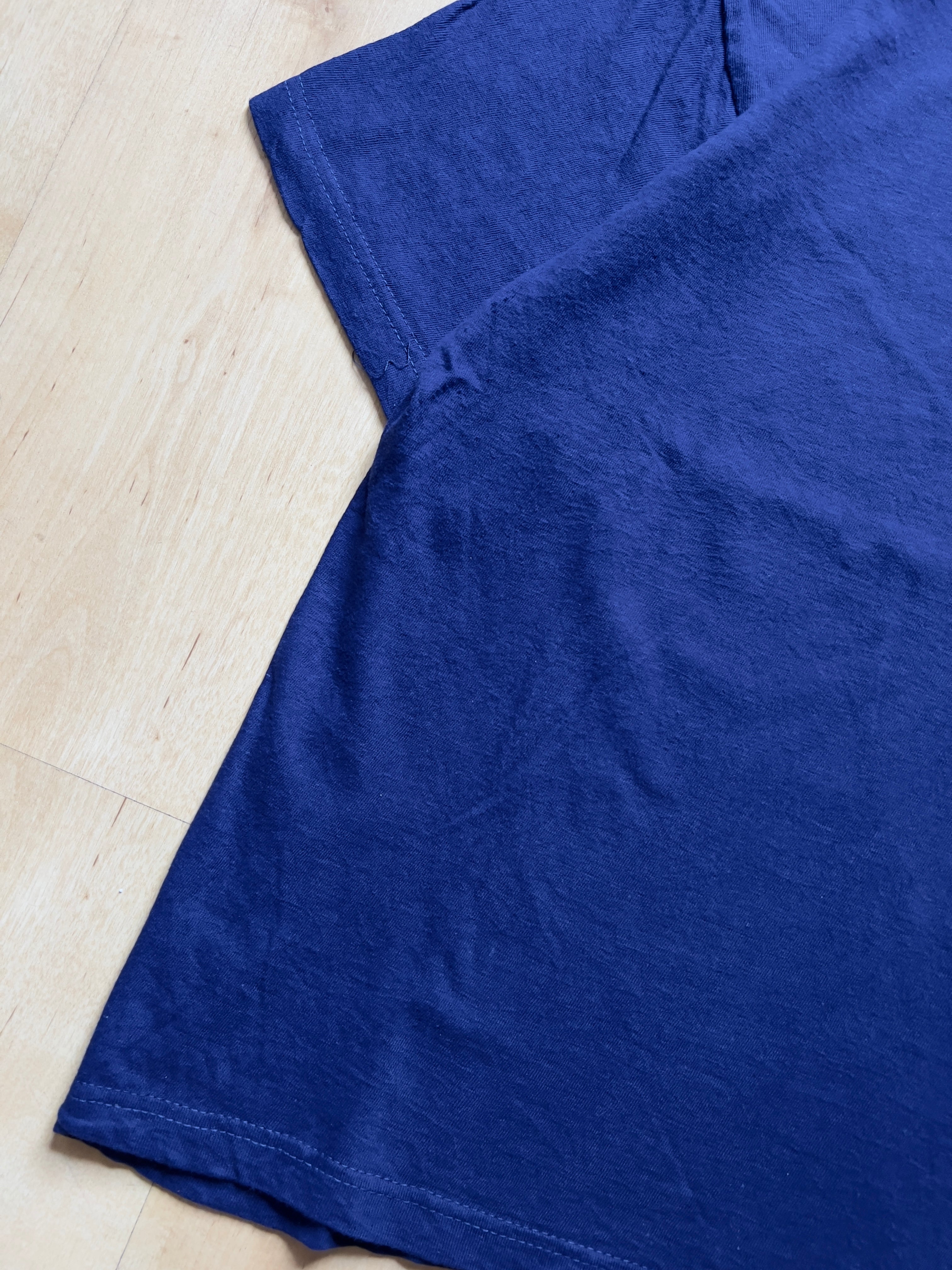 BLUE CROPPED T-SHIRT - XS/S AT JIM'S