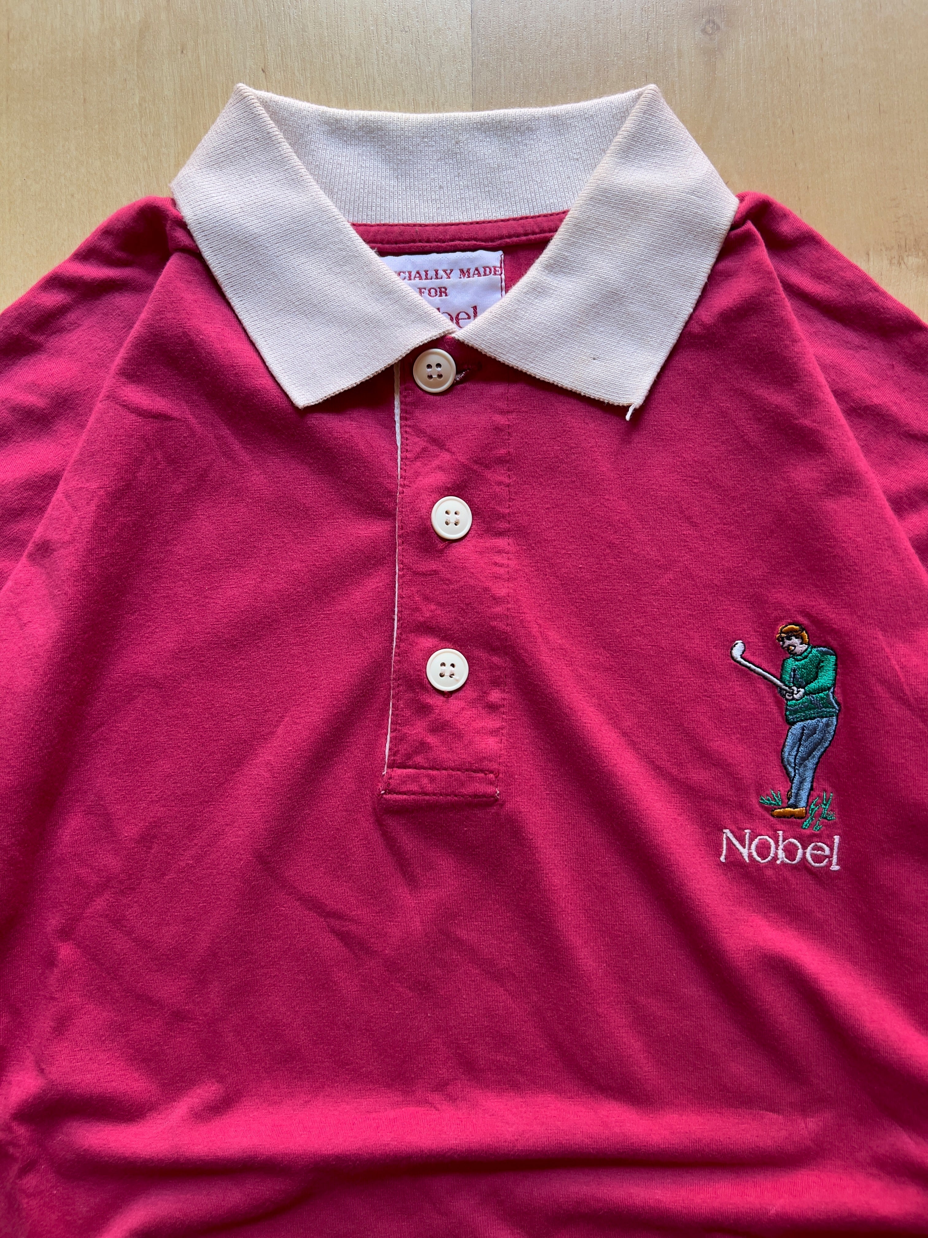 PINK 'GOLFER' POLO - L AT JIM'S