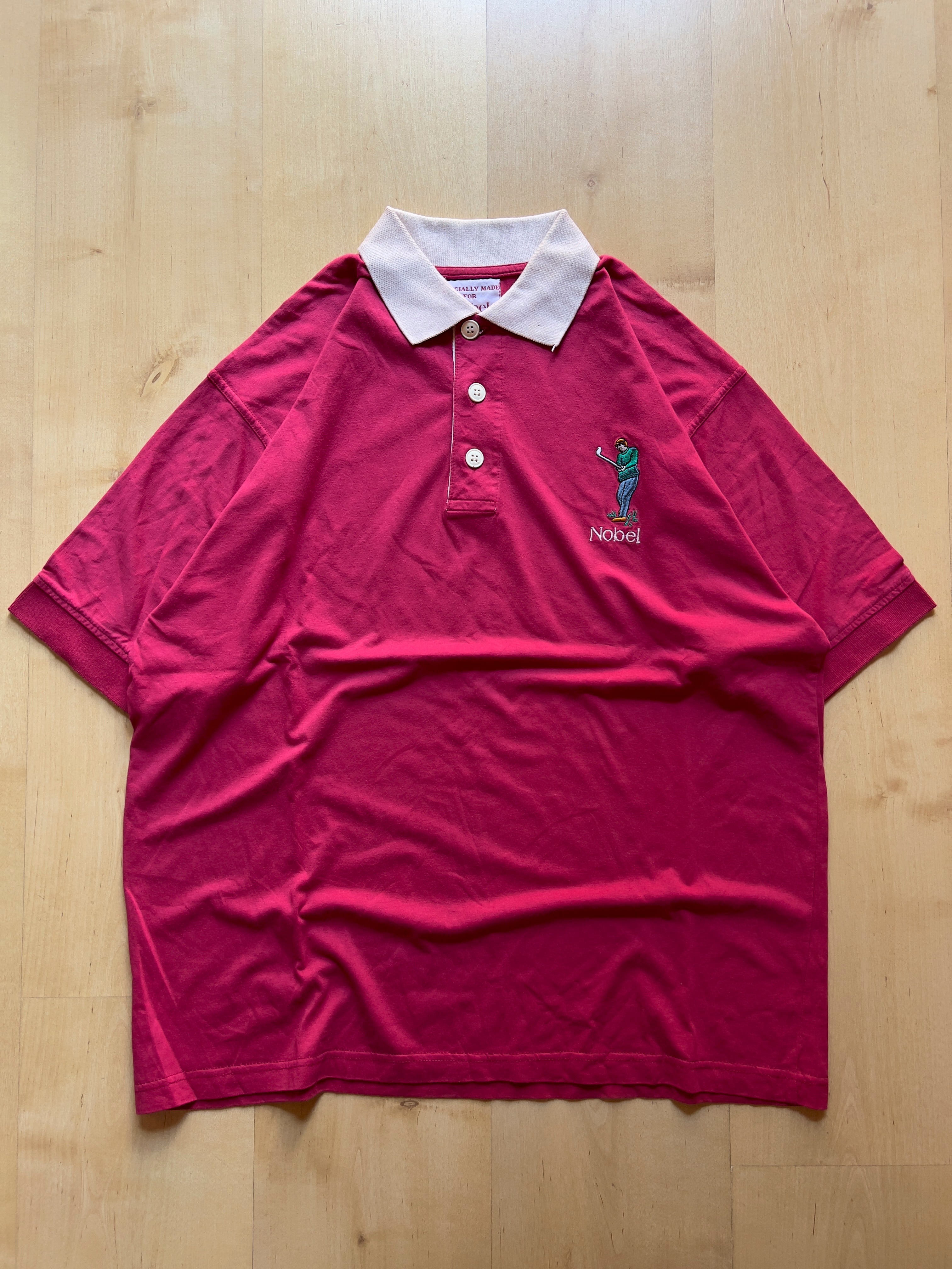 PINK 'GOLFER' POLO - L AT JIM'S
