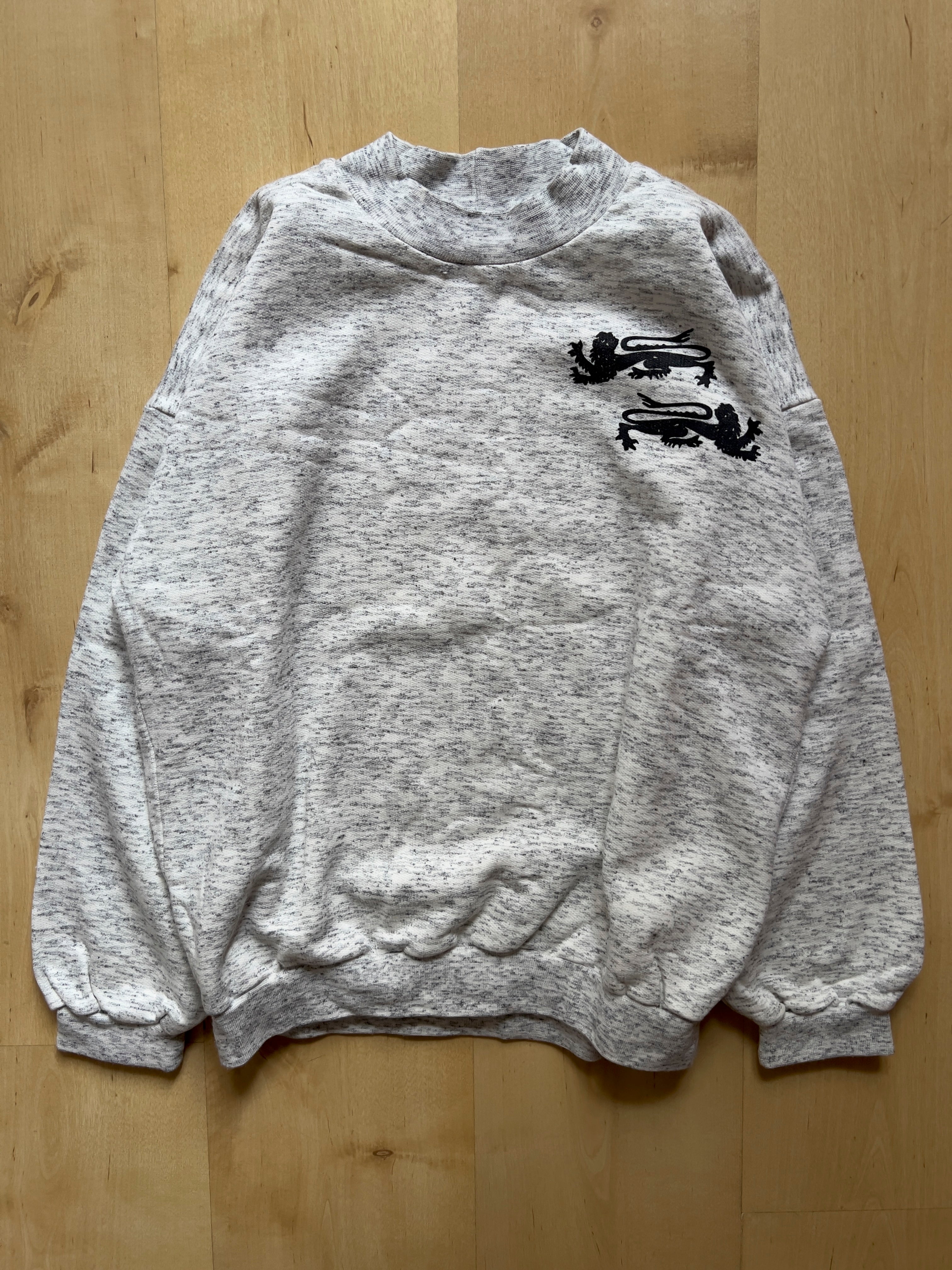 GREY "BLACK LIONS" CREWNECK - XS AT JIM'S