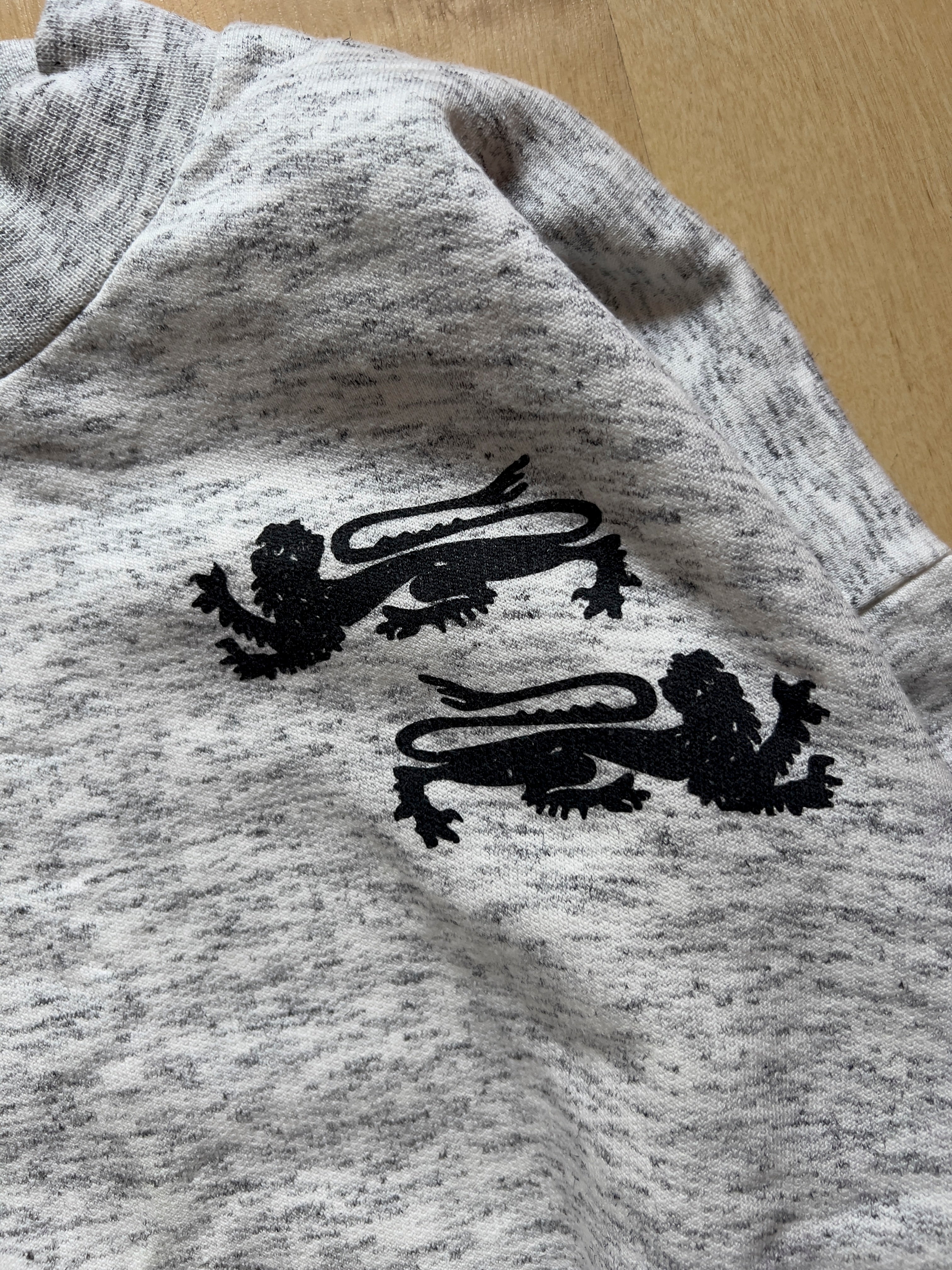 GREY "BLACK LIONS" CREWNECK - XS AT JIM'S