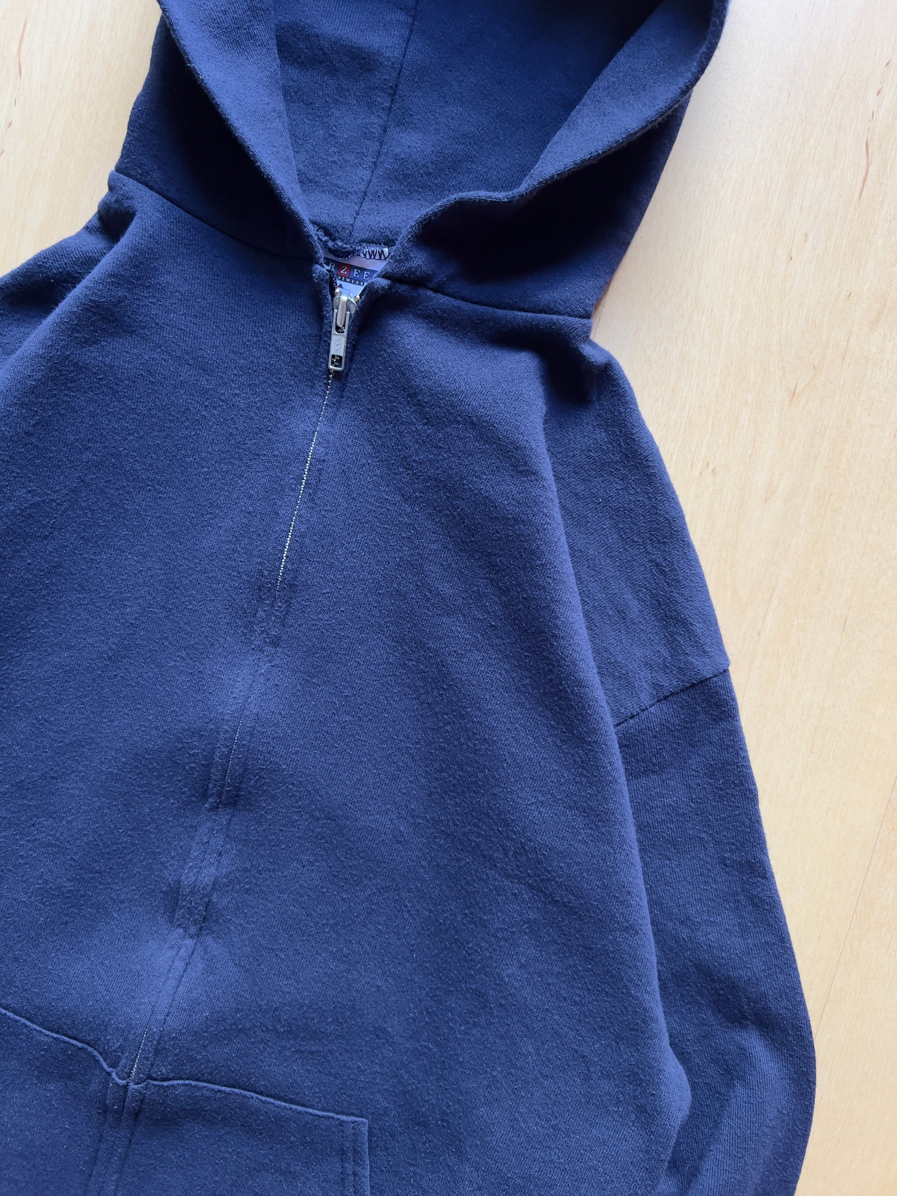 NAVY JERZEES ZIP UP - S/M AT JIM'S