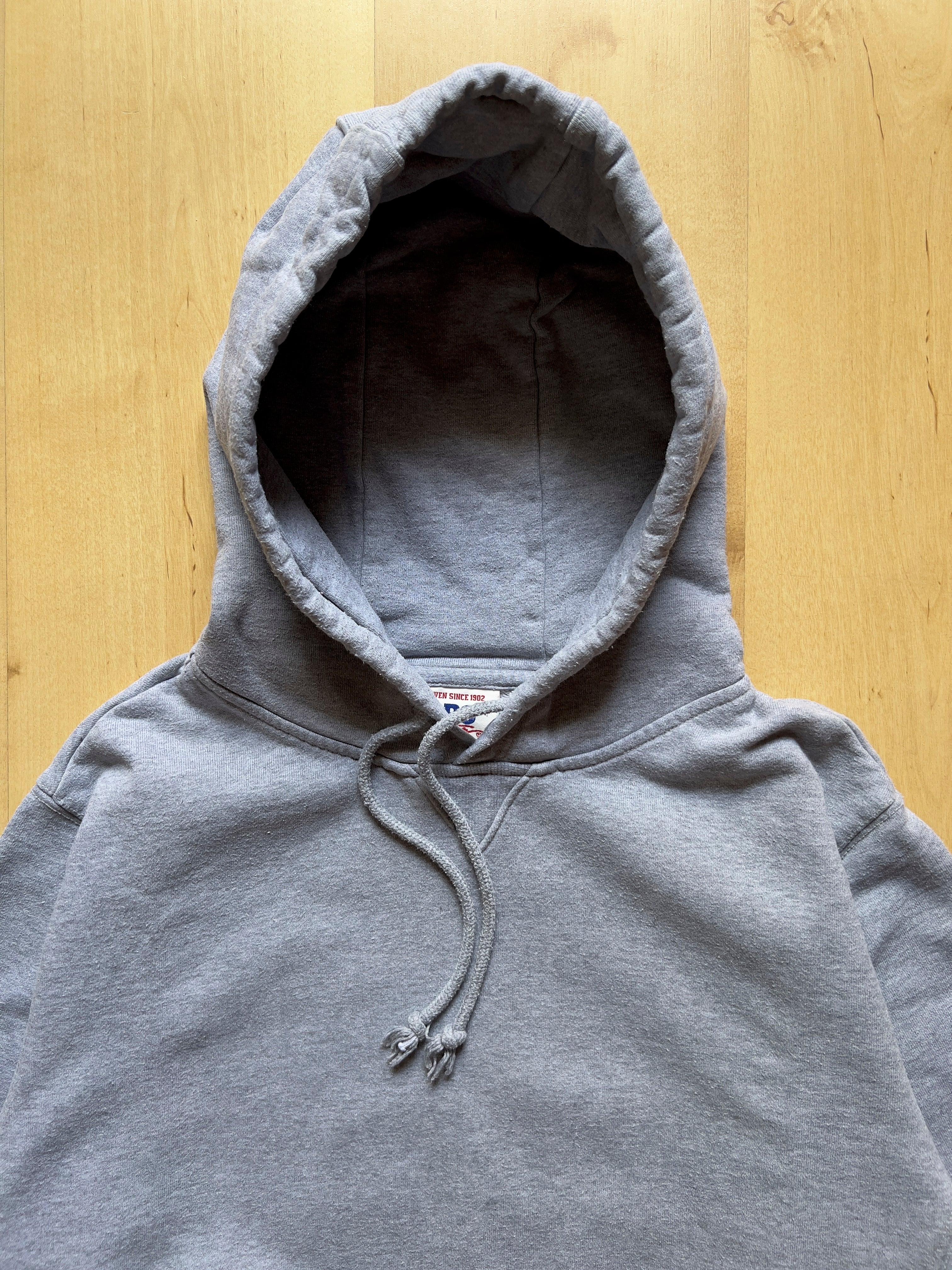 GREY RUSSEL ATHLETICS HOODIE - S AT JIM'S