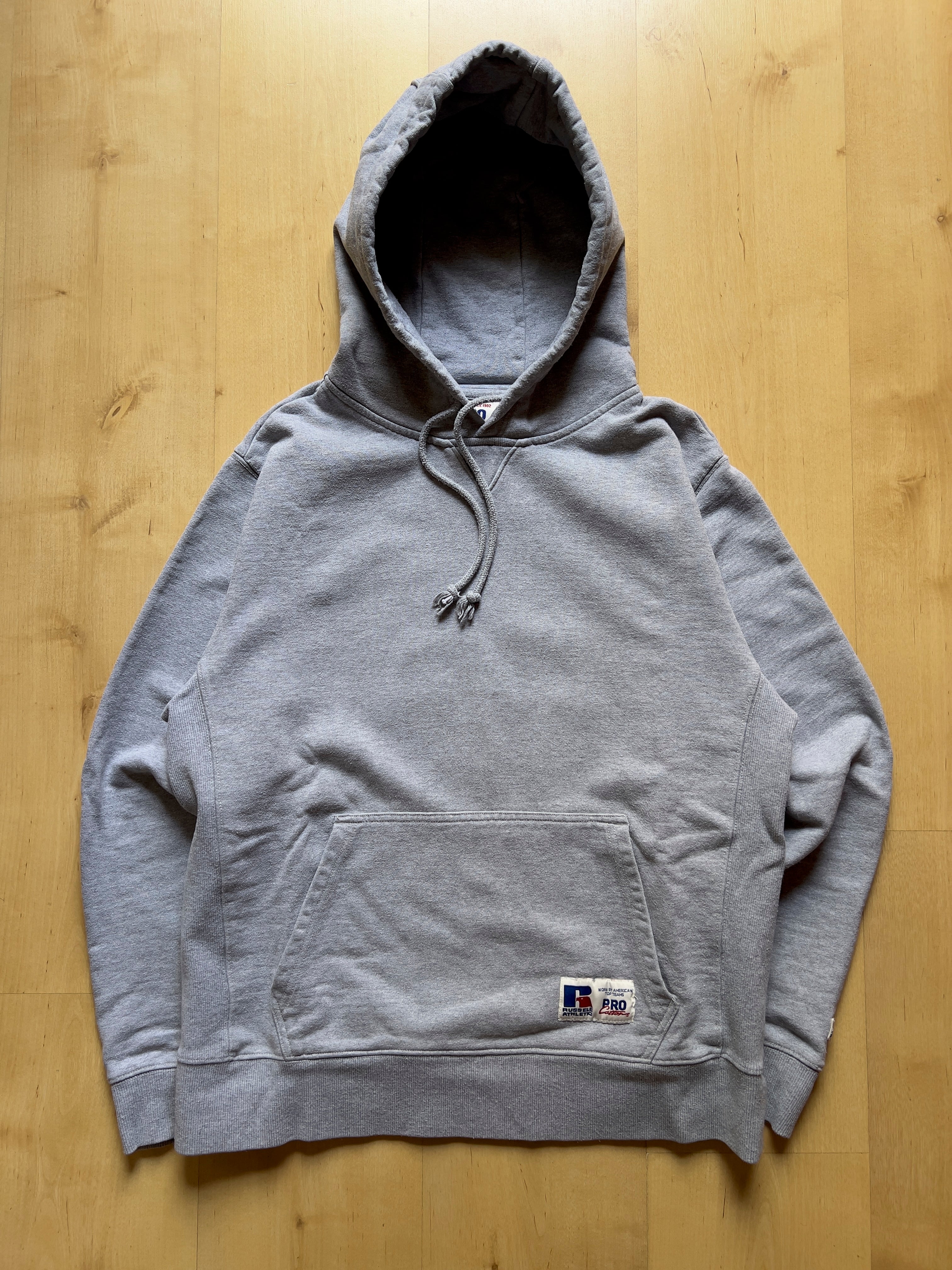 GREY RUSSEL ATHLETICS HOODIE - S AT JIM'S