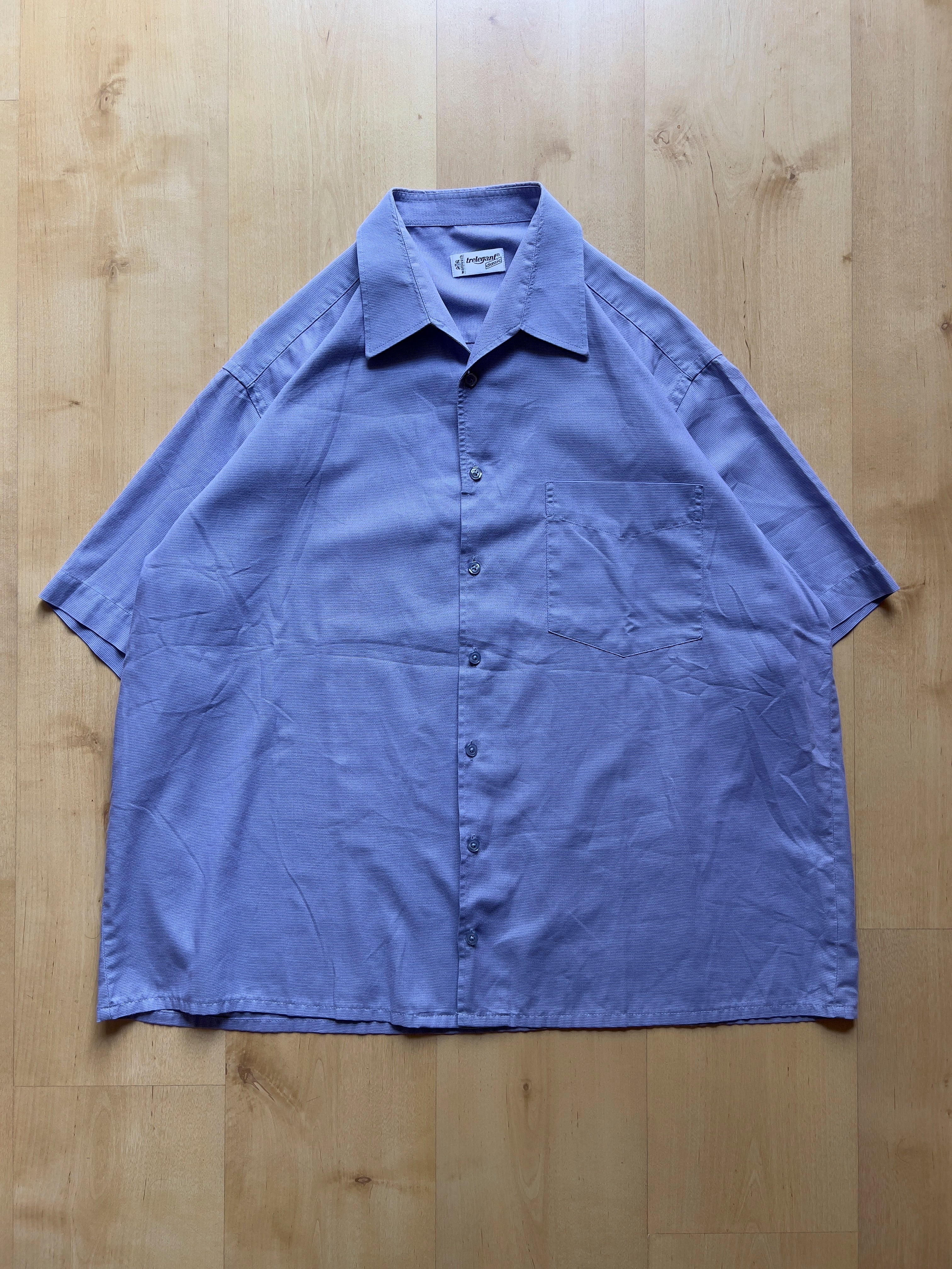 LIGHT BLUE SHORT-SLEEVED SHIRT - L/XL AT JIM'S