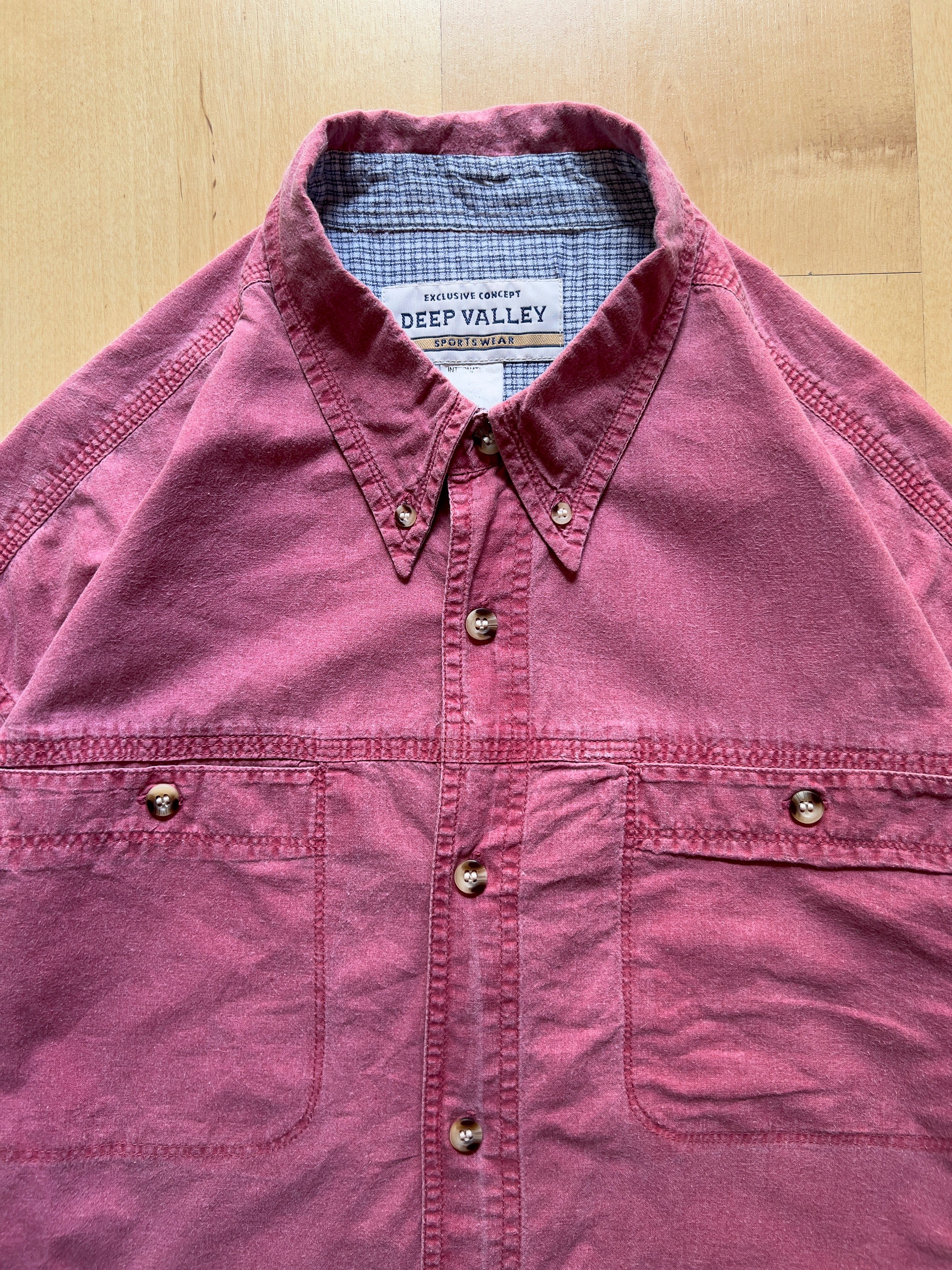 FADED PINK SHORT-SLEEVED SHIRT - XL AT JIM'S