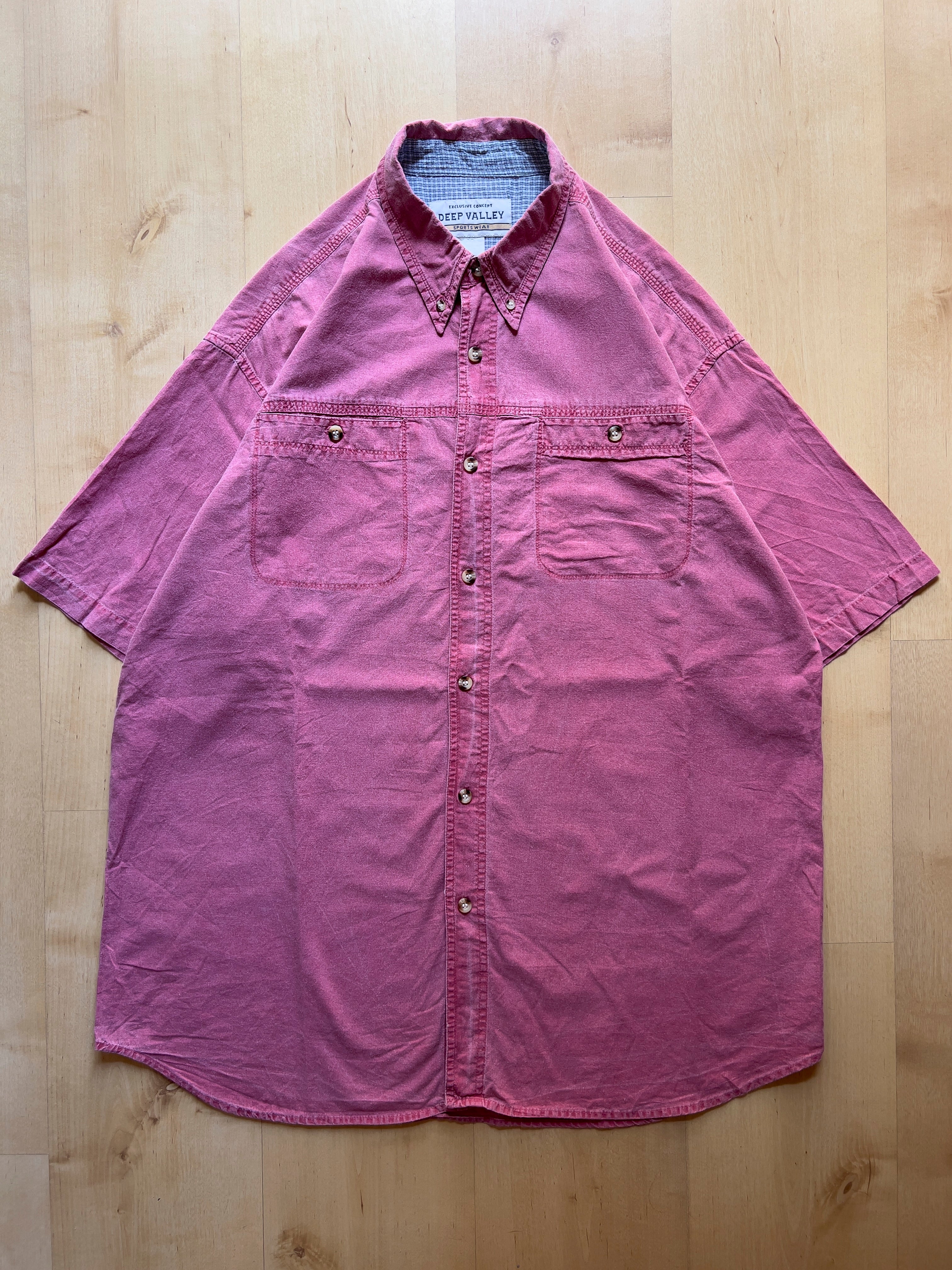 FADED PINK SHORT-SLEEVED SHIRT - XL AT JIM'S