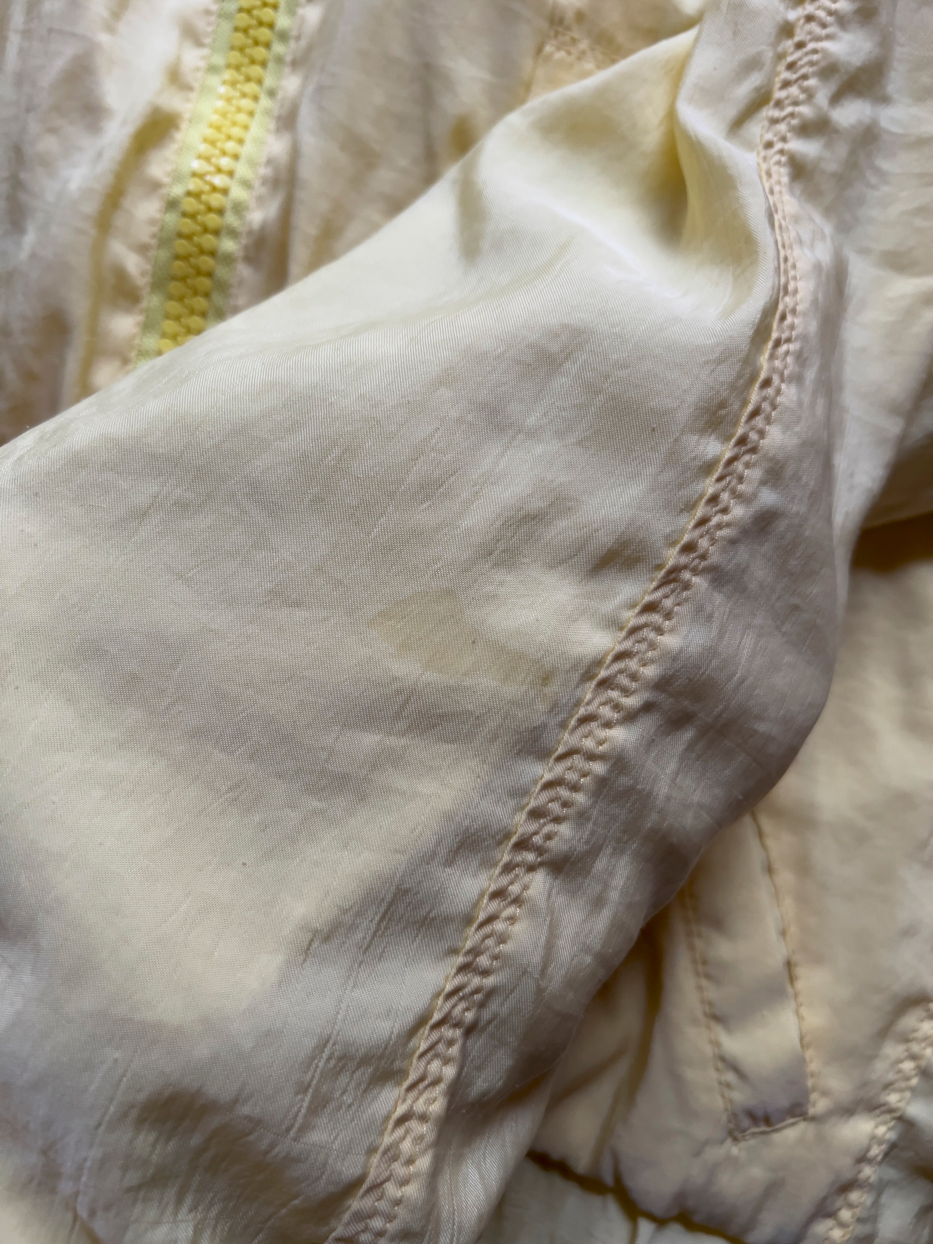 BABY YELLOW CROPPED ELESSE WINDBREAKER JACKET - S/M AT JIM'S