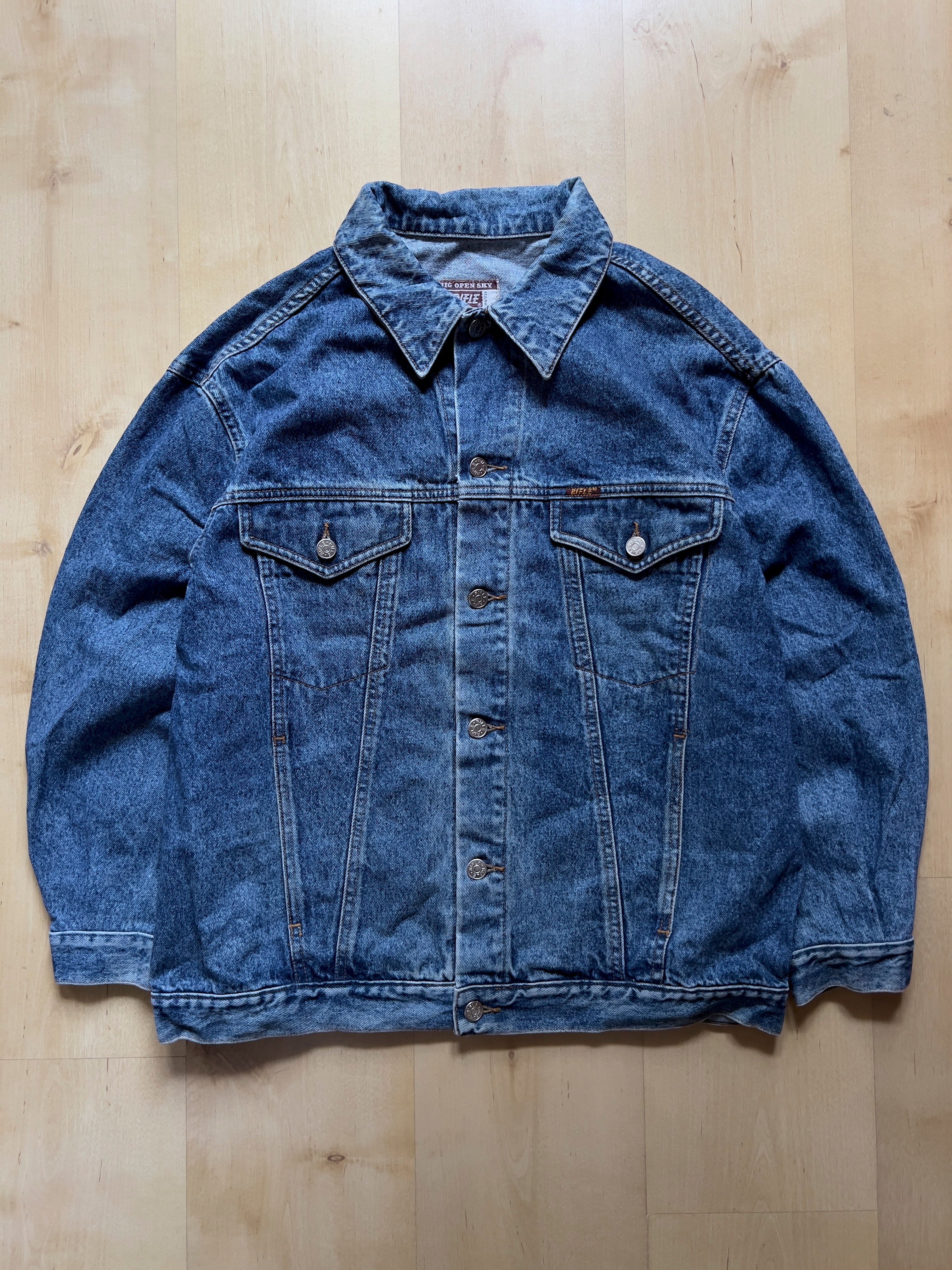 BLUE RIFLE DENIM JACKET - M/L AT JIM'S