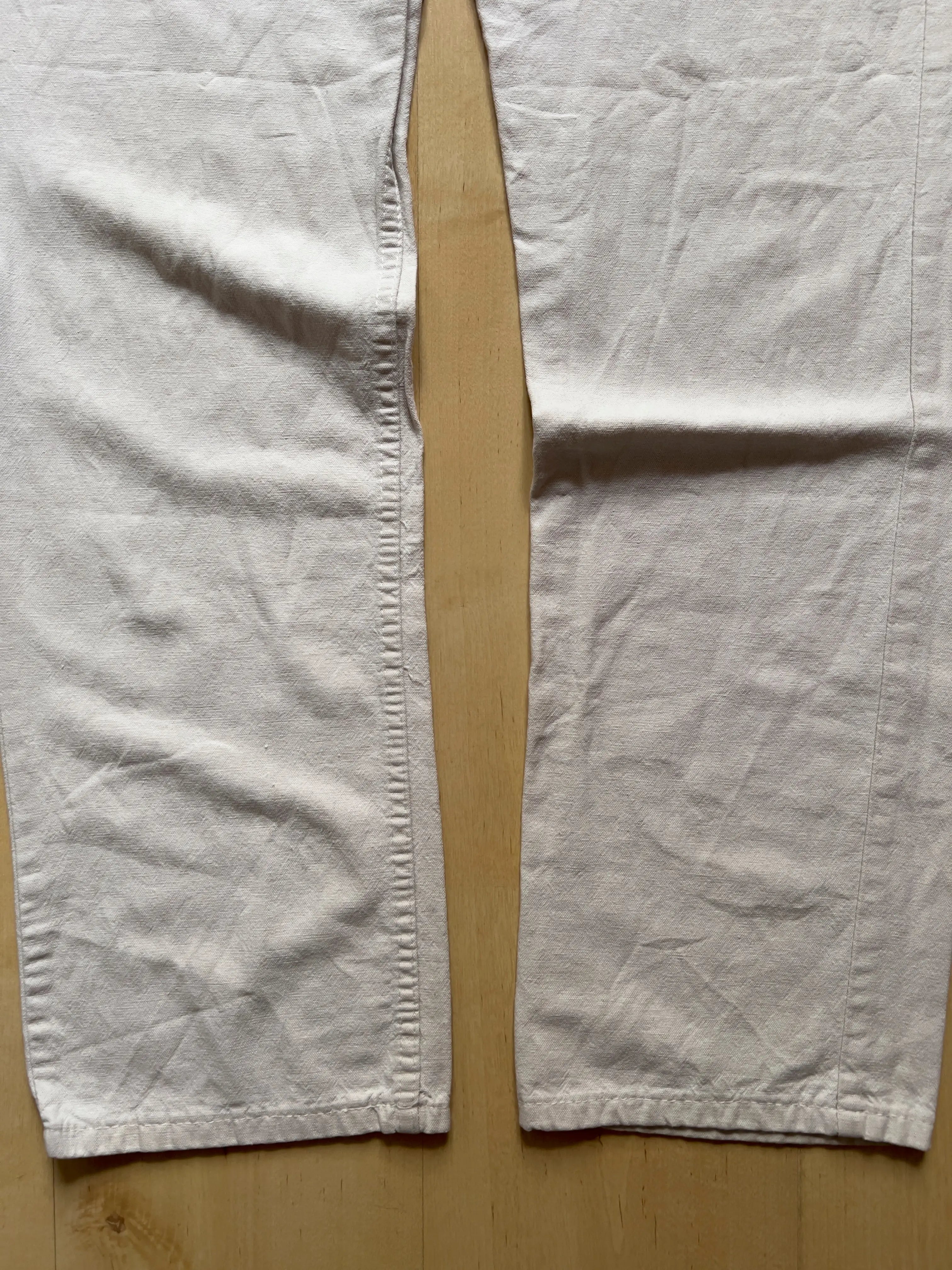 WHITE LEE LINEN & COTON PANTS - 34X32/L AT JIM'S